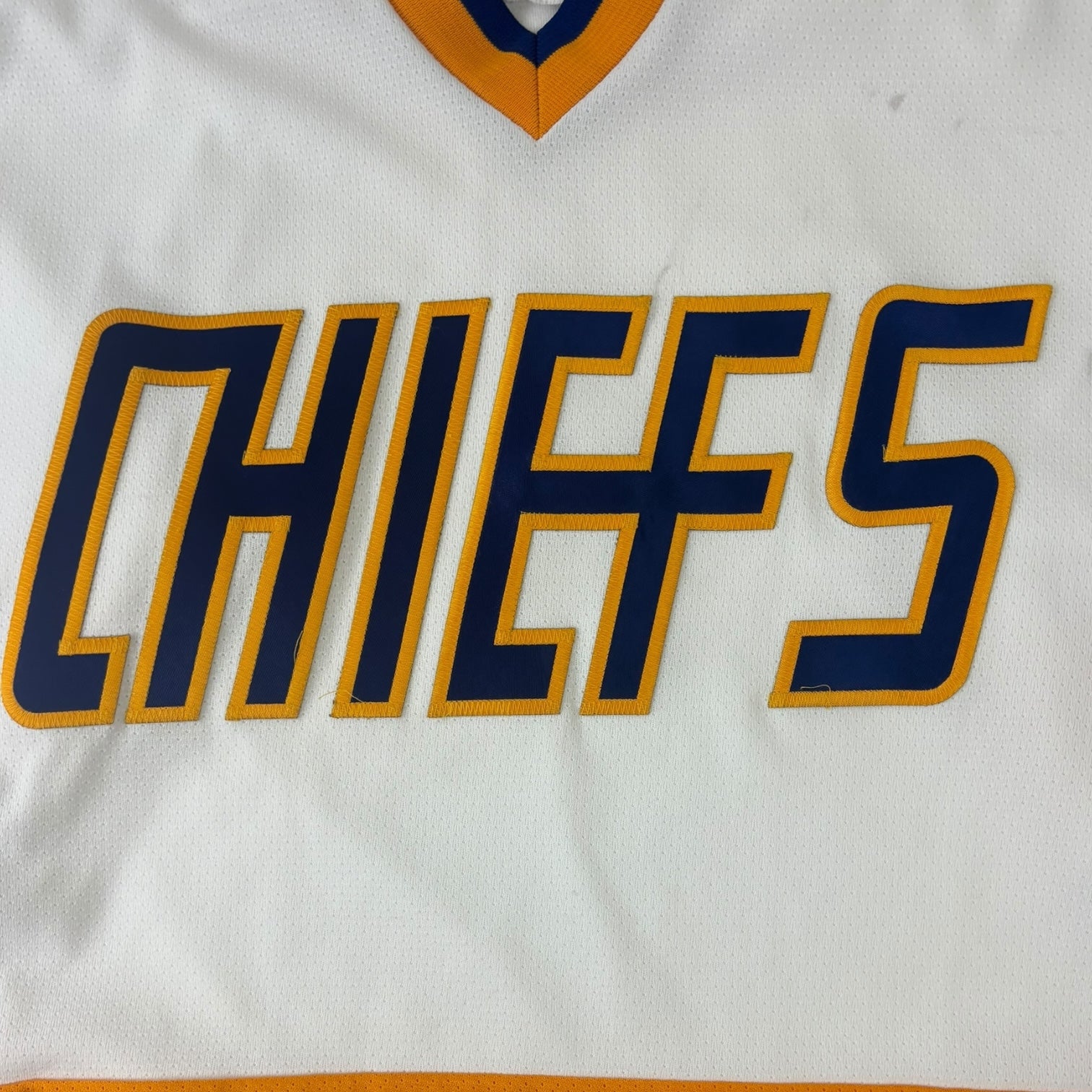 Vintage Charlestown Chiefs Jersey White