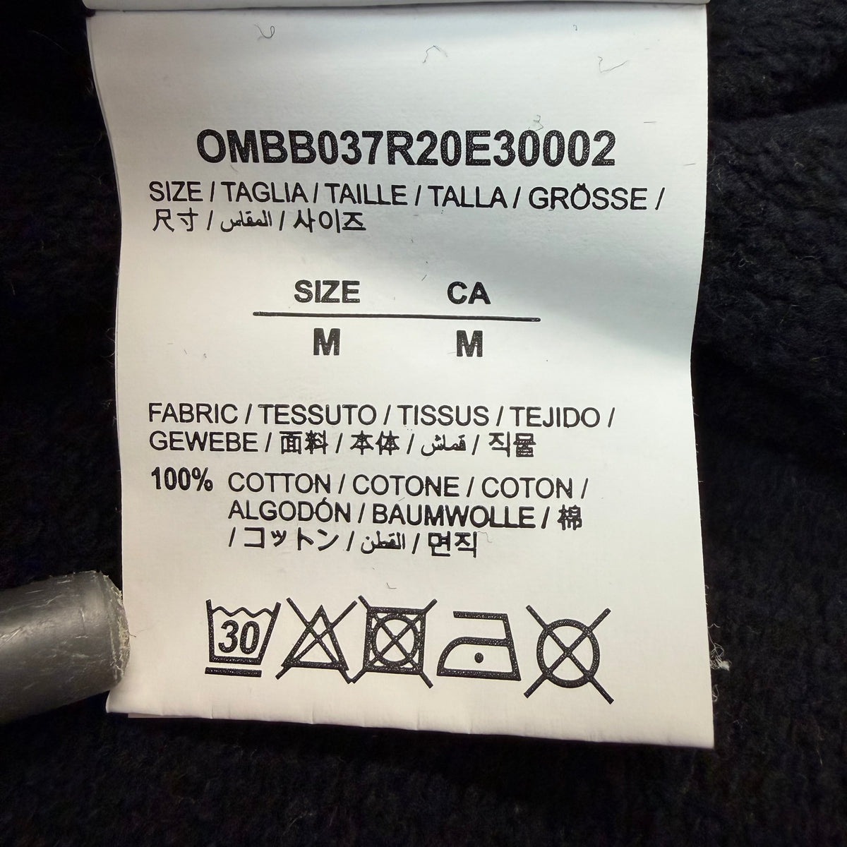 Off-White Tape Arrows Over Hoodie Black