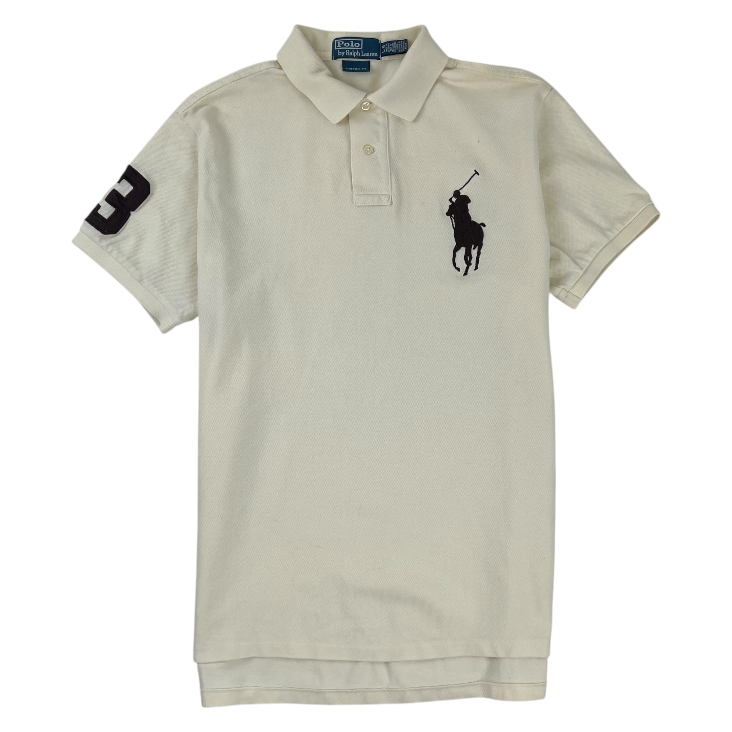 Vintage Polo Big Pony T-Shirt Cream