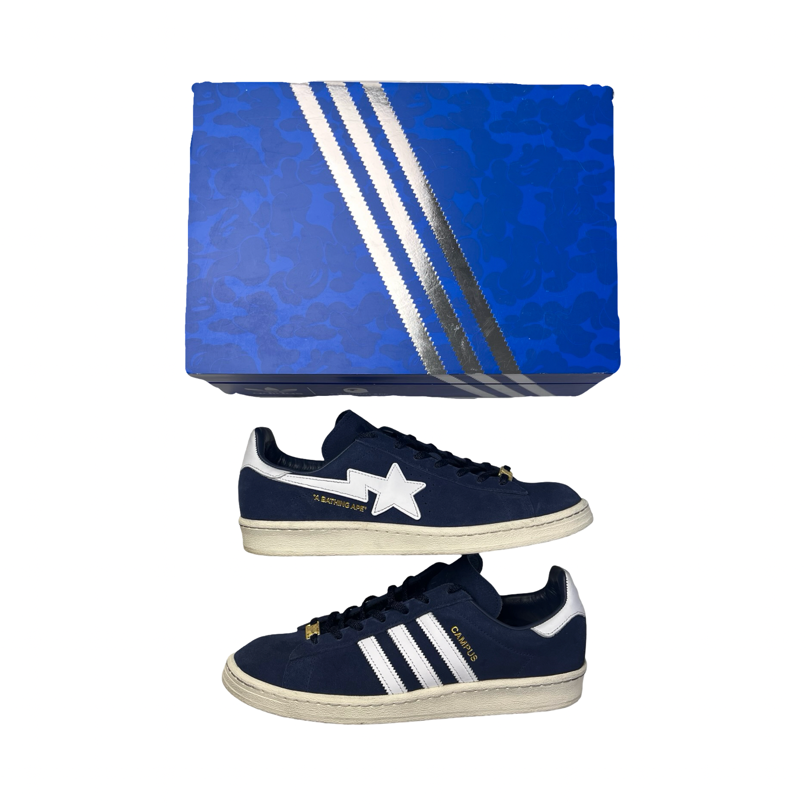 Adidas Campus 80s Bape Collegiate Navy (Used)