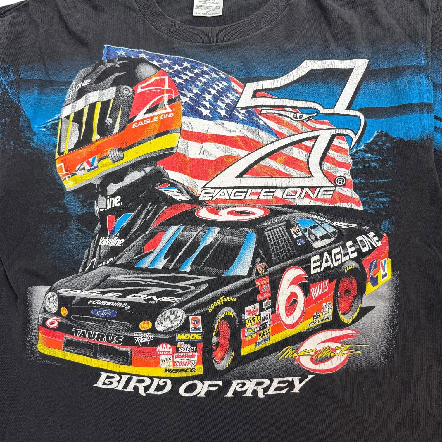 NASCAR Mark Martin AOP Tee Black