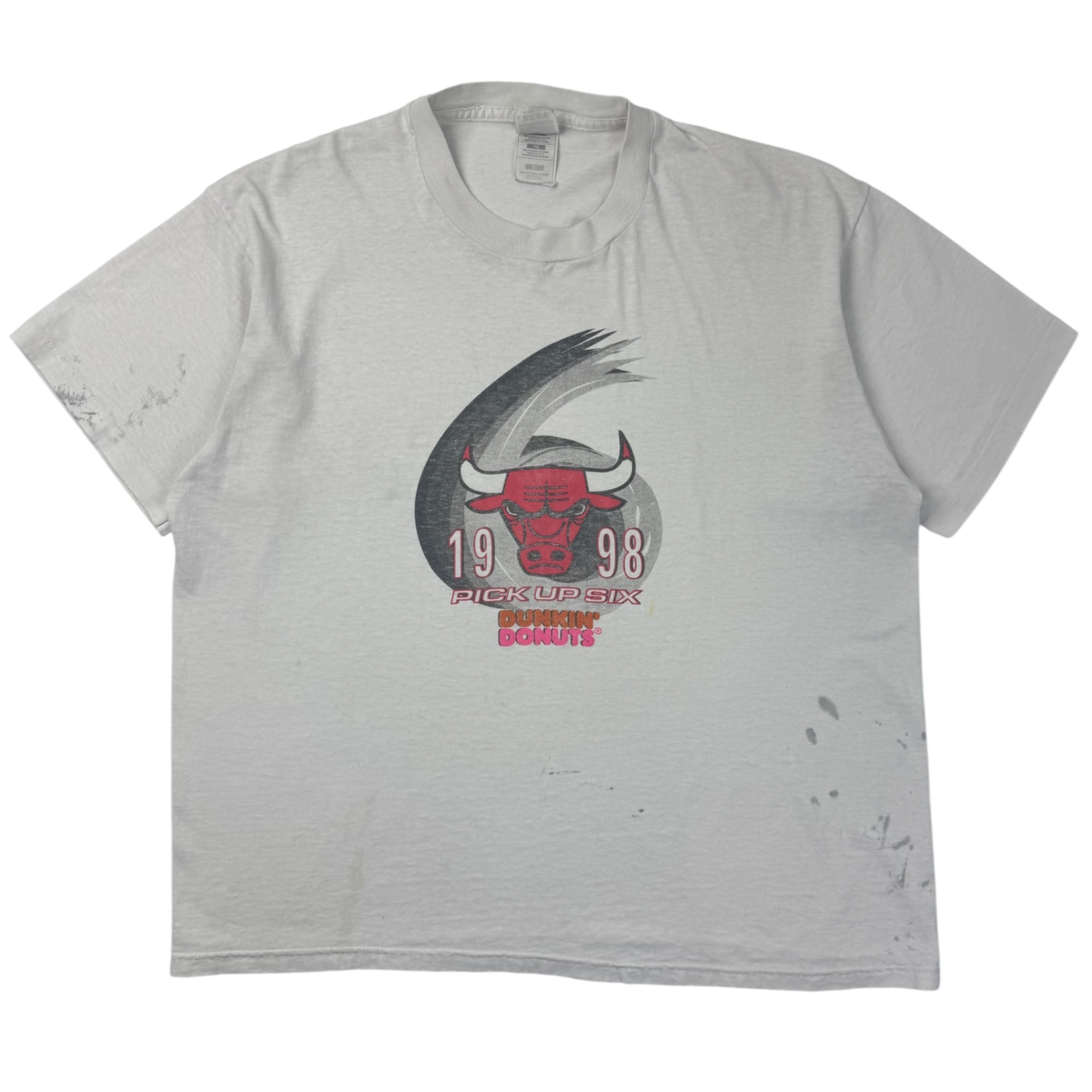 1998 Chicago Bulls Dunkin’ Donuts Promo T-Shirt