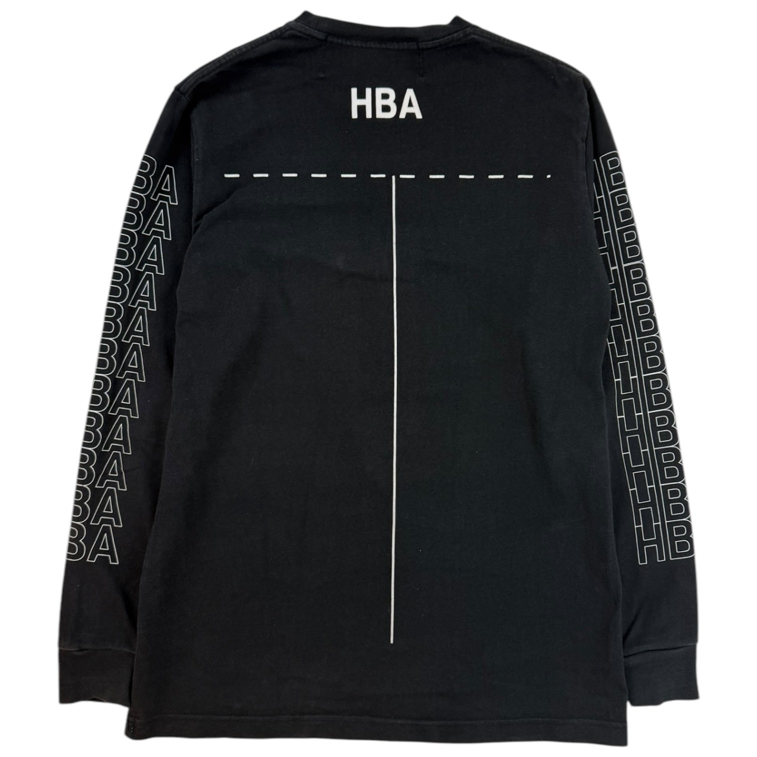 Hood By Air Layered Logo Long Sleeve Shirt Black