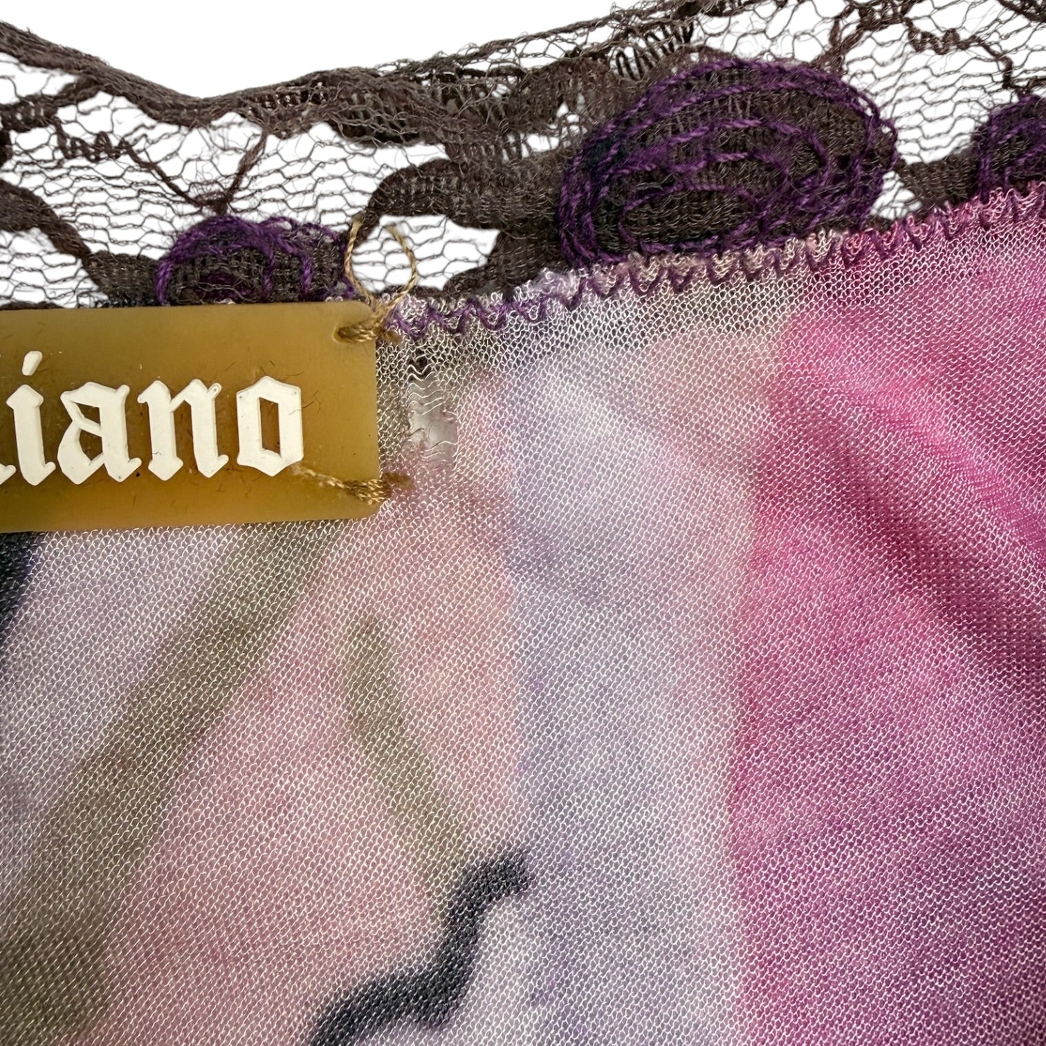 (W) Vintage John Galliano Printed Tank Top