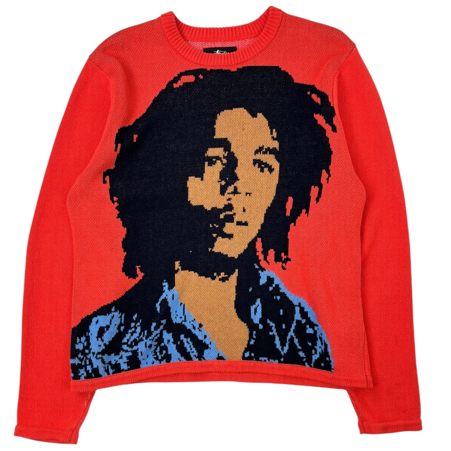 Stussy x Bob Marley Knit Sweater Orange