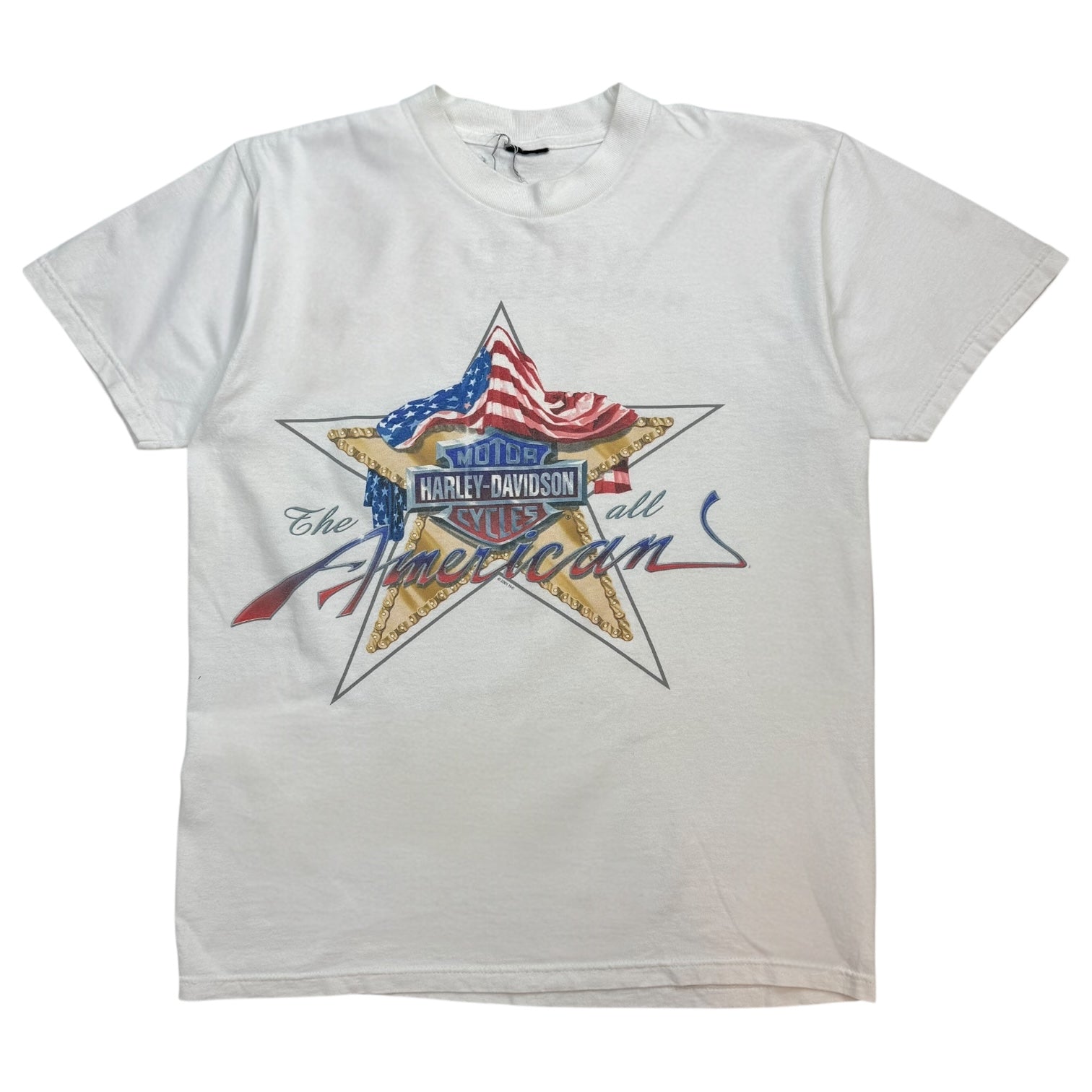 Vintage Harley Davidson ‘The All American’ Tee Grey