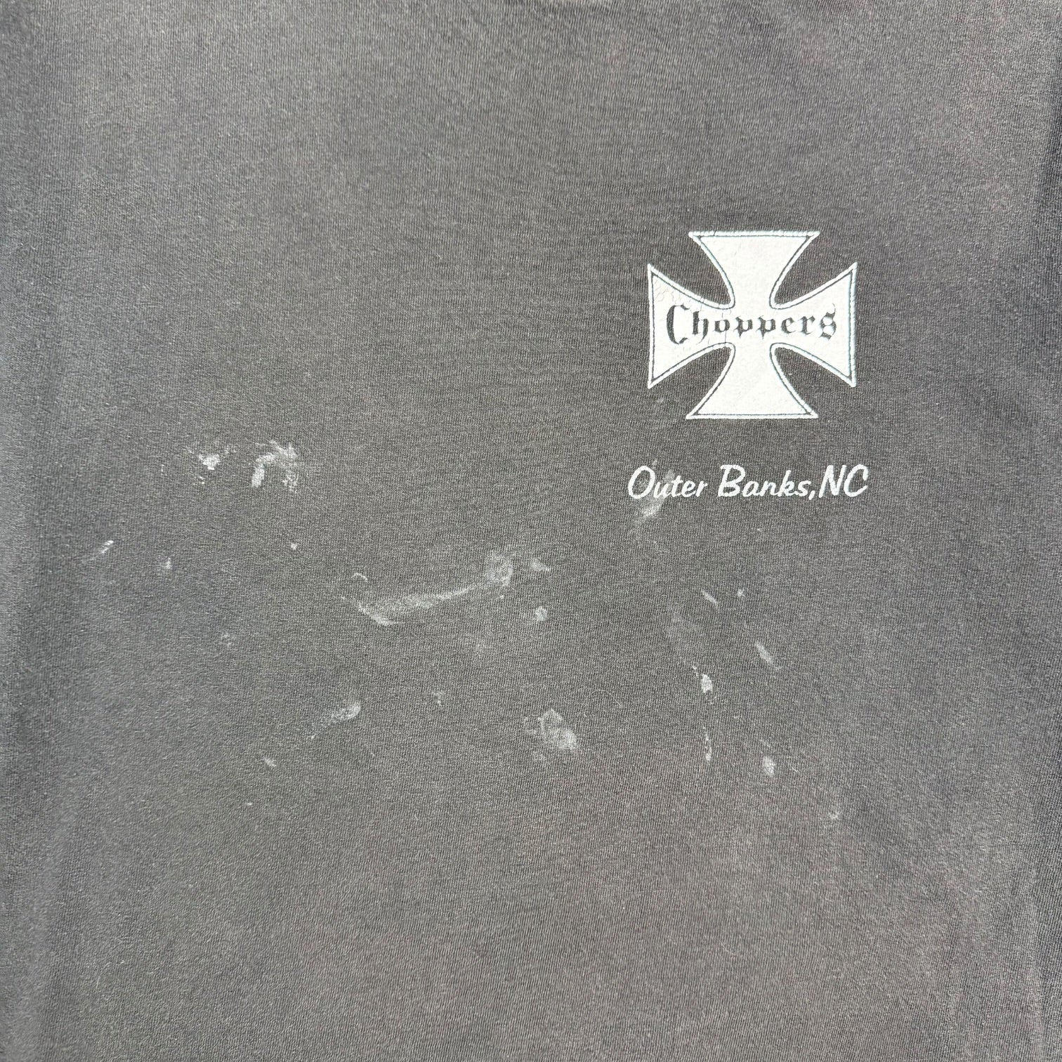 Choppers Of Outerbanks ‘Legends Never Die’ L/S Tee Black