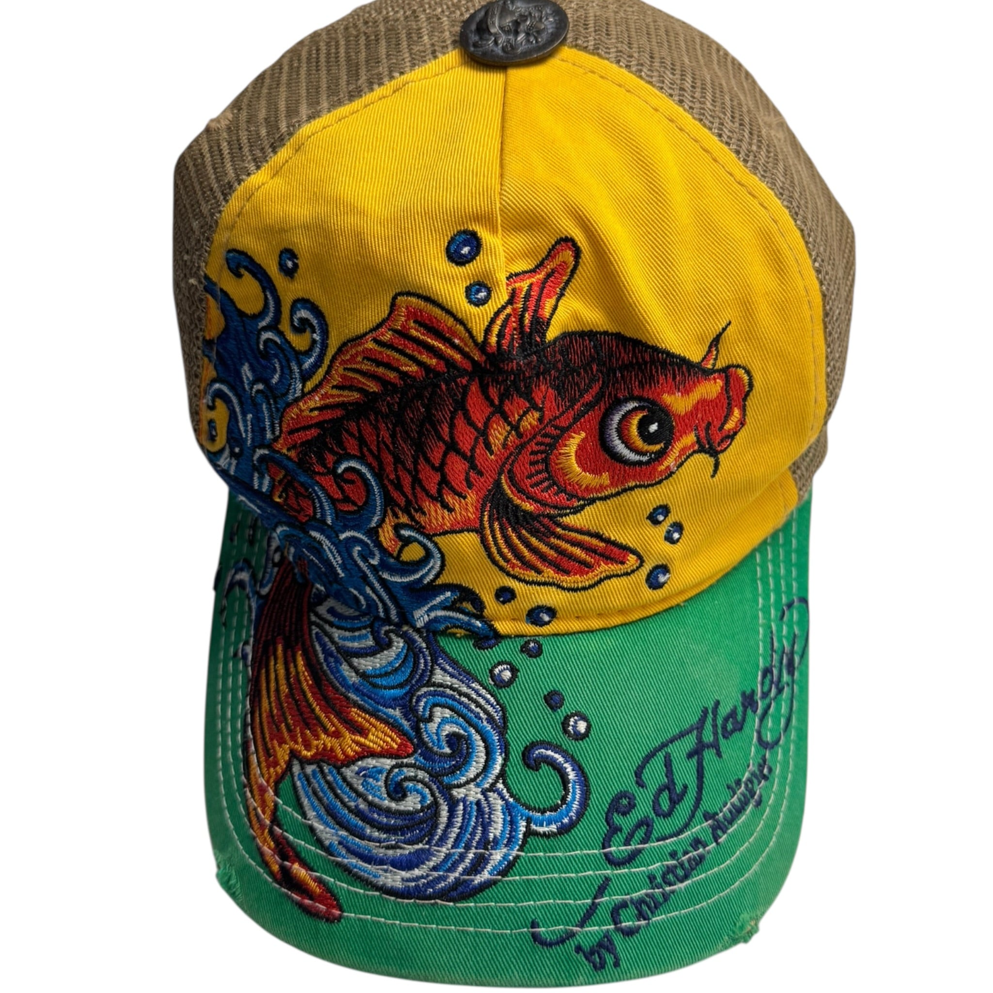 Vintage Y2K Ed Hardy Embroidered Hat
