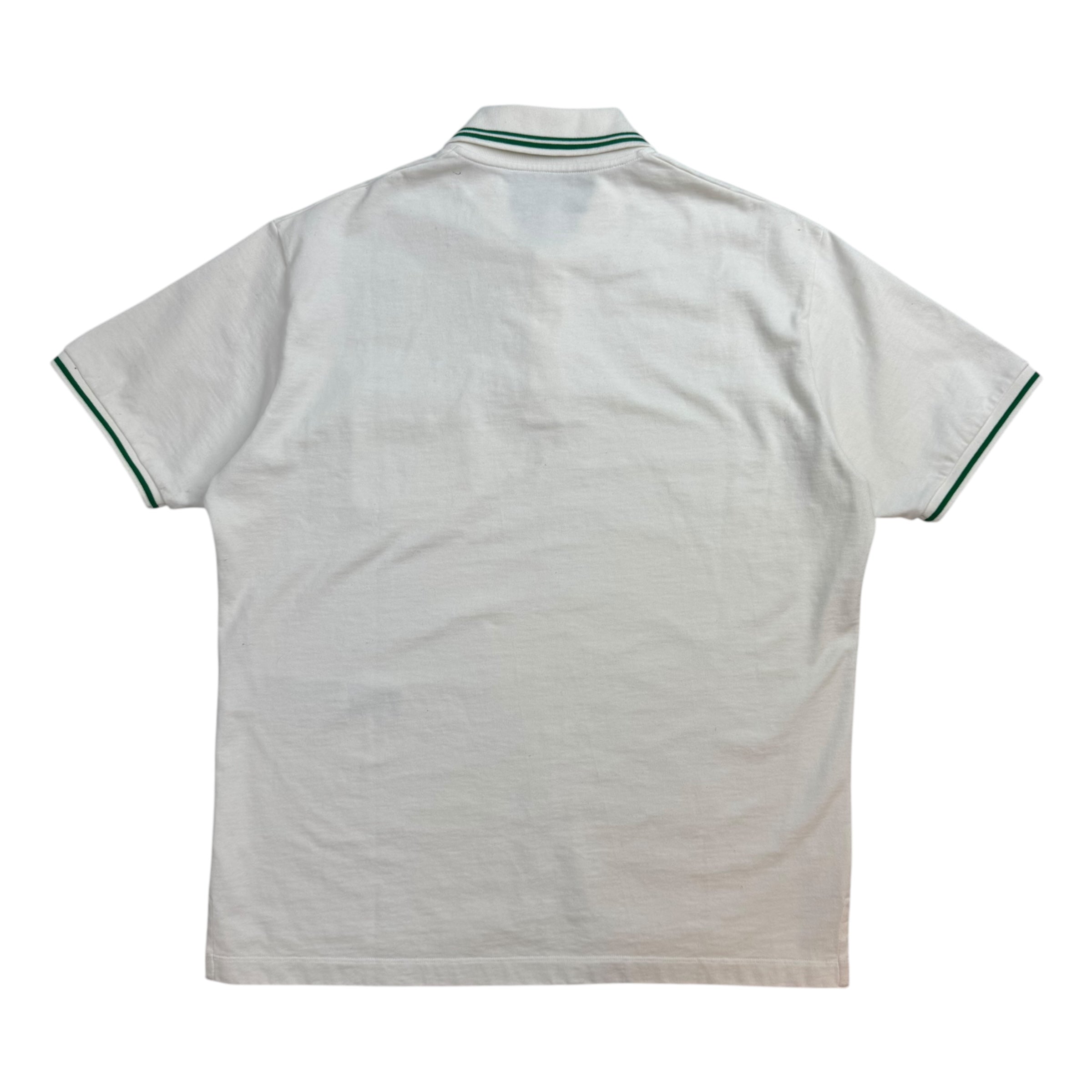 Gucci Web Logo Polo Tee White