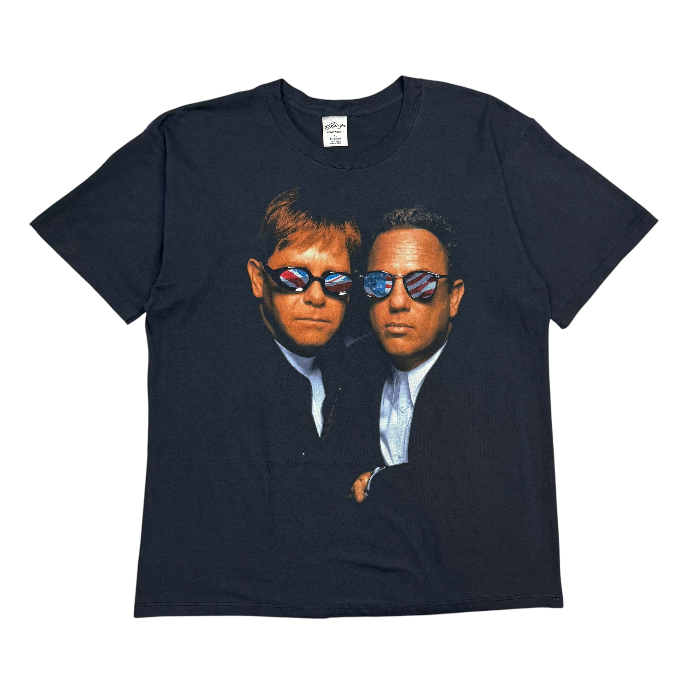 1994 Elton John & Billy Joel “Face To Face” Tour Tee Black
