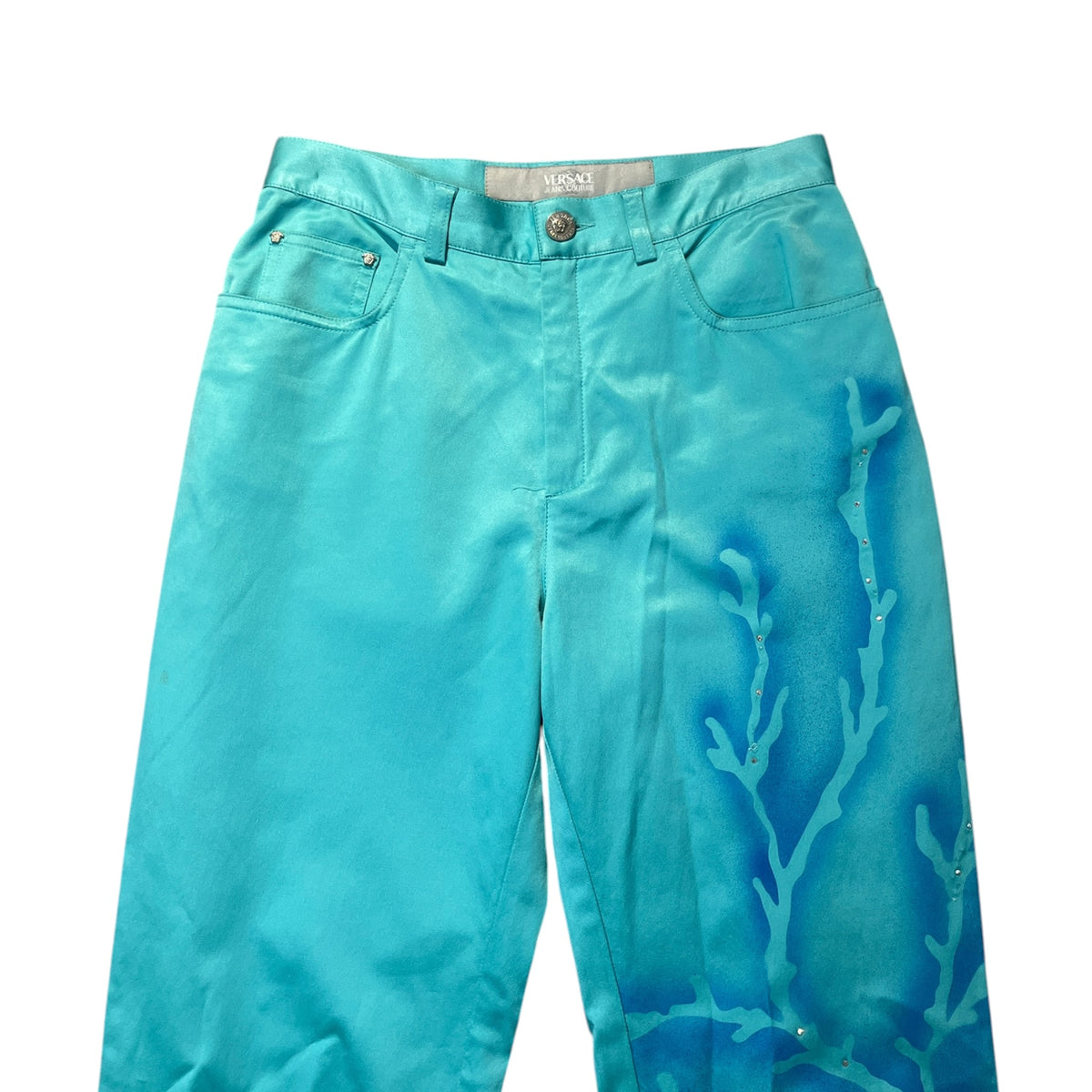Versace Jeans Couture Underwater Coral Reef Pants