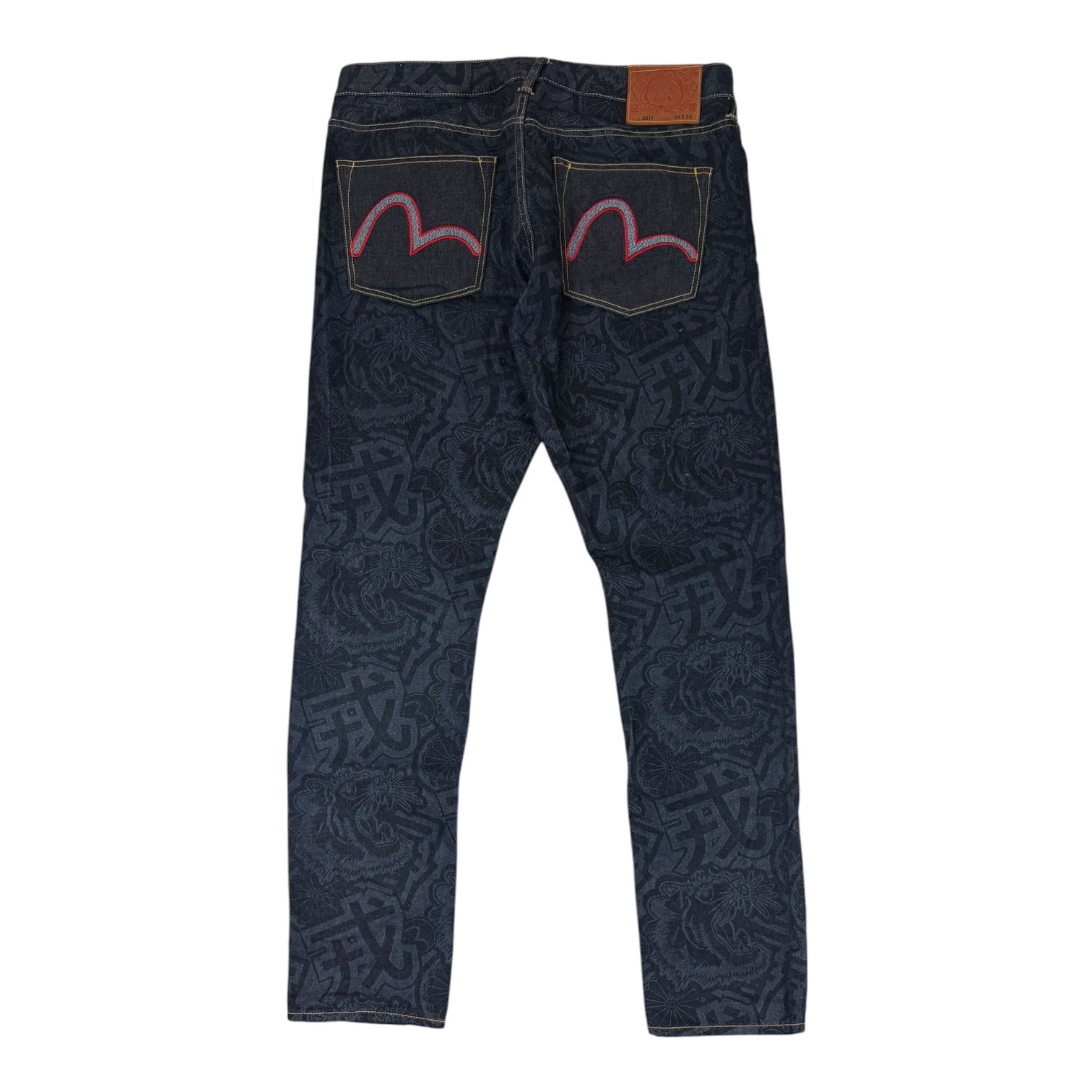 Evisu Mongram Jeans Indigo