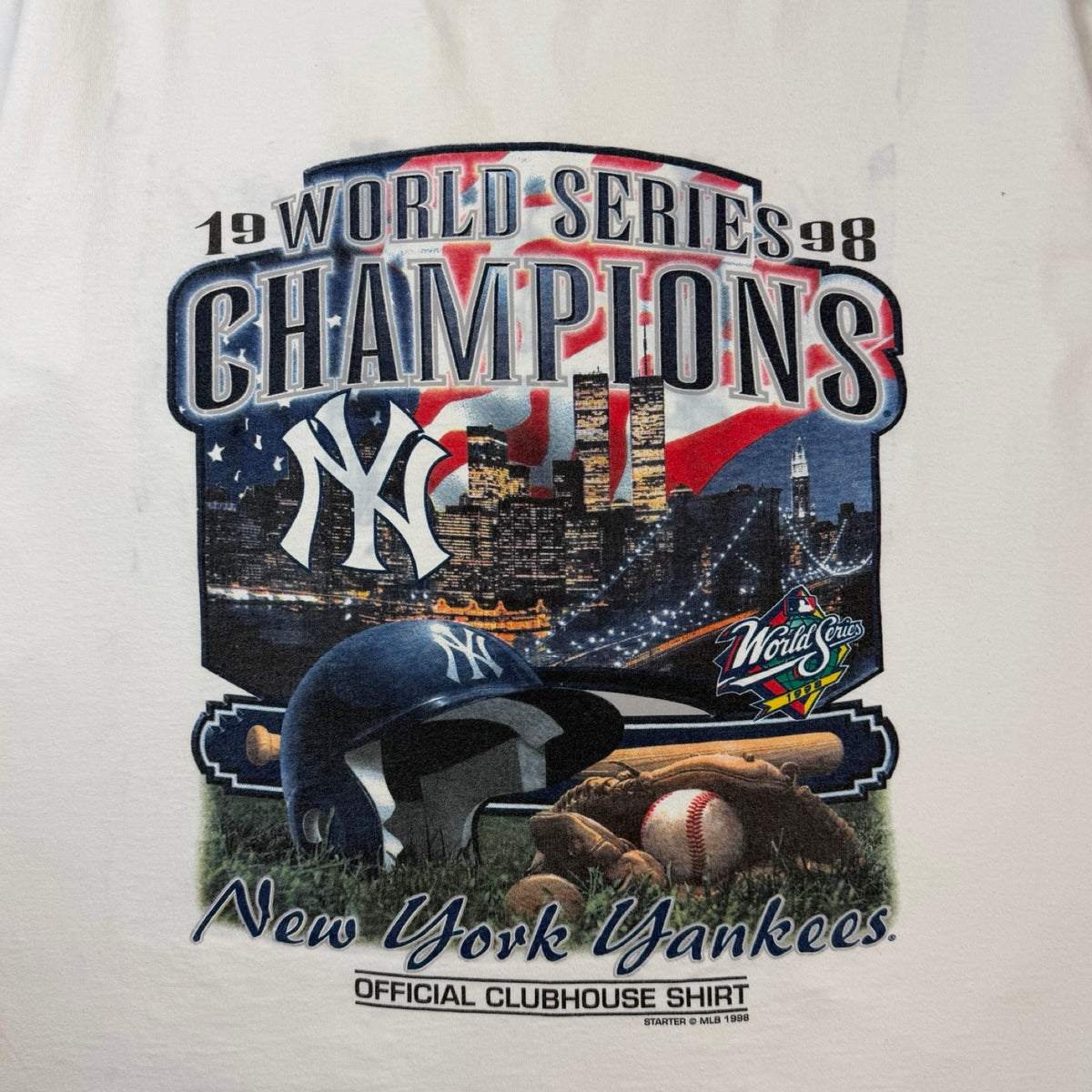 1998 New York Yankees World Series Champions MLB T-Shirt
