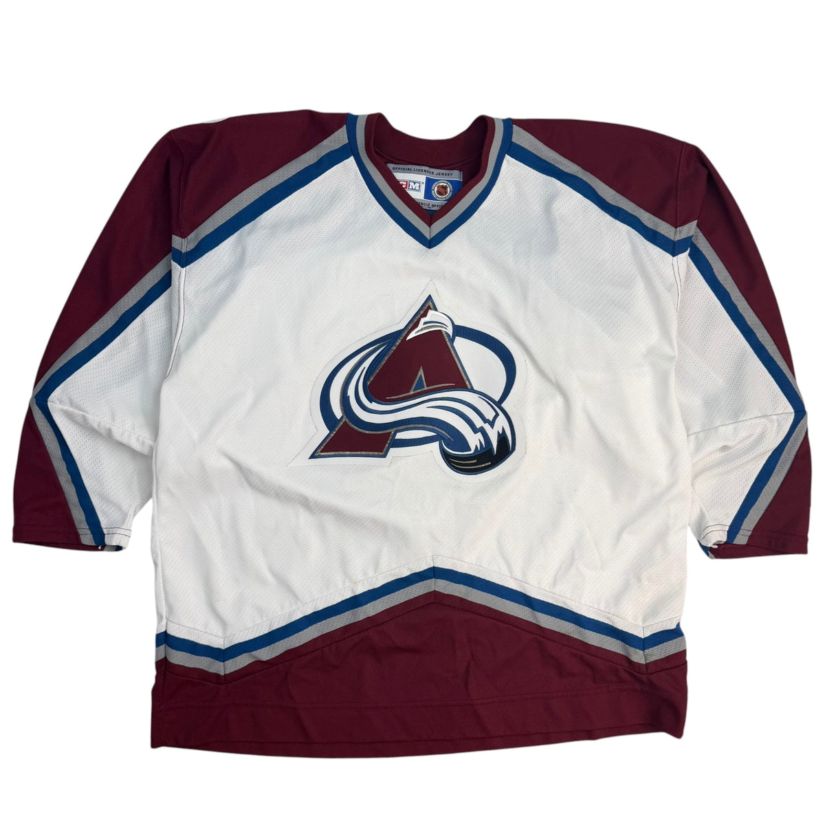Vintage Colorado Avalanche CCM Jersey White