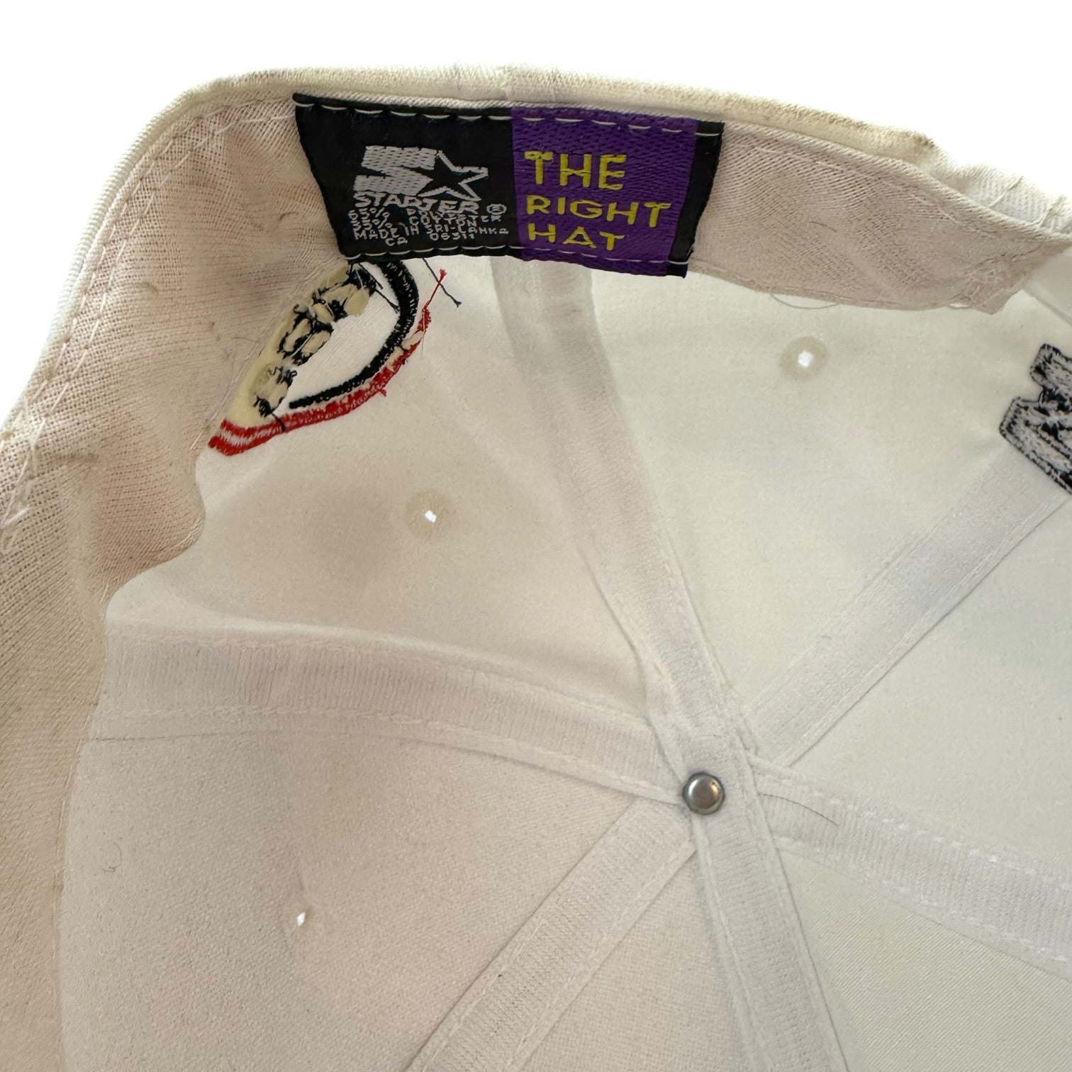 2000 Starter Super Bowl XXXIV SnapBack Hat White