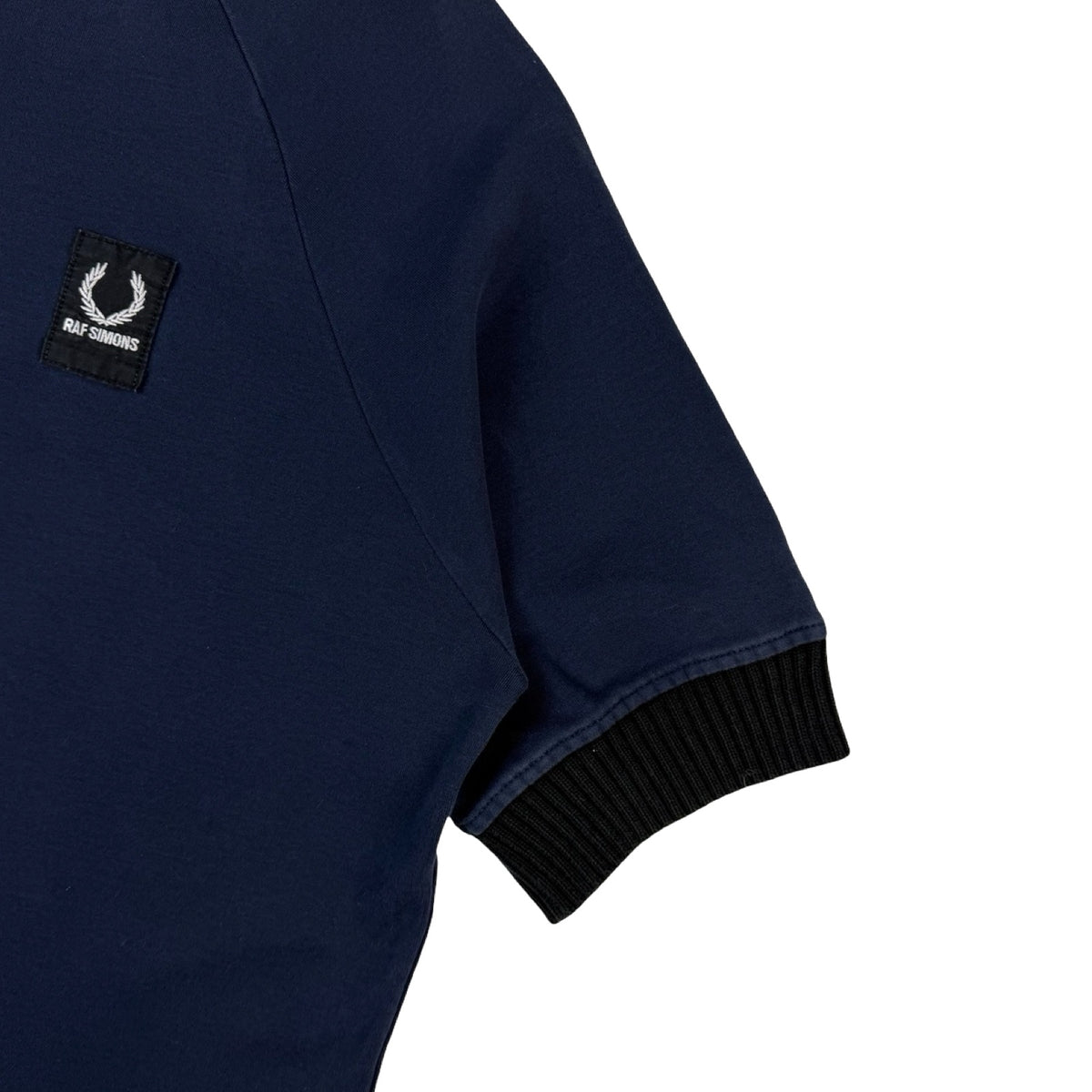 Raf Simons x Fred Perry Oversized Rib Cuff T-Shirt Navy