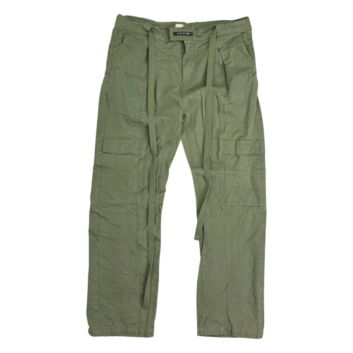 Fear Of God Sixth Collection Baggy Cargo Trousers Green