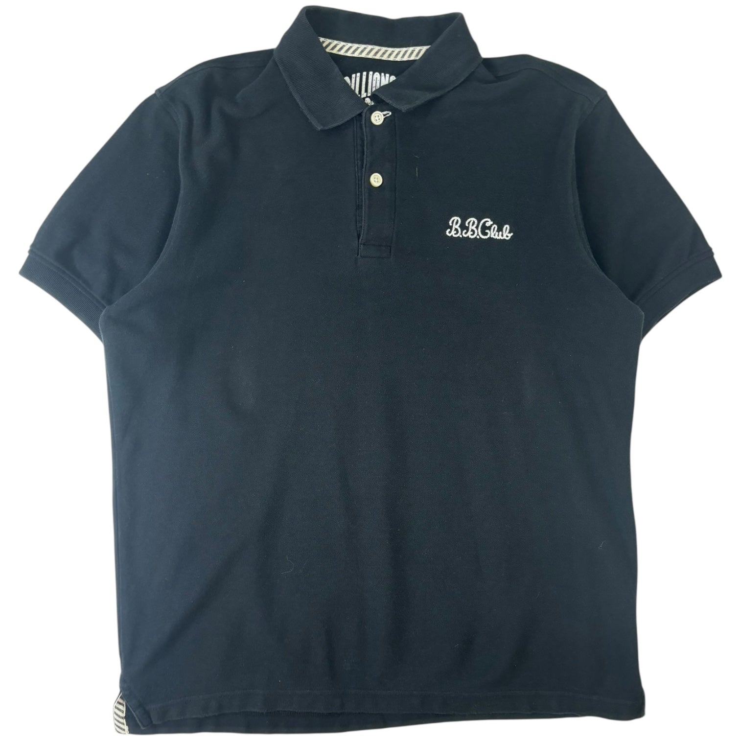 Billionaire Boys Club Chain Stitch Polo T-Shirt Black