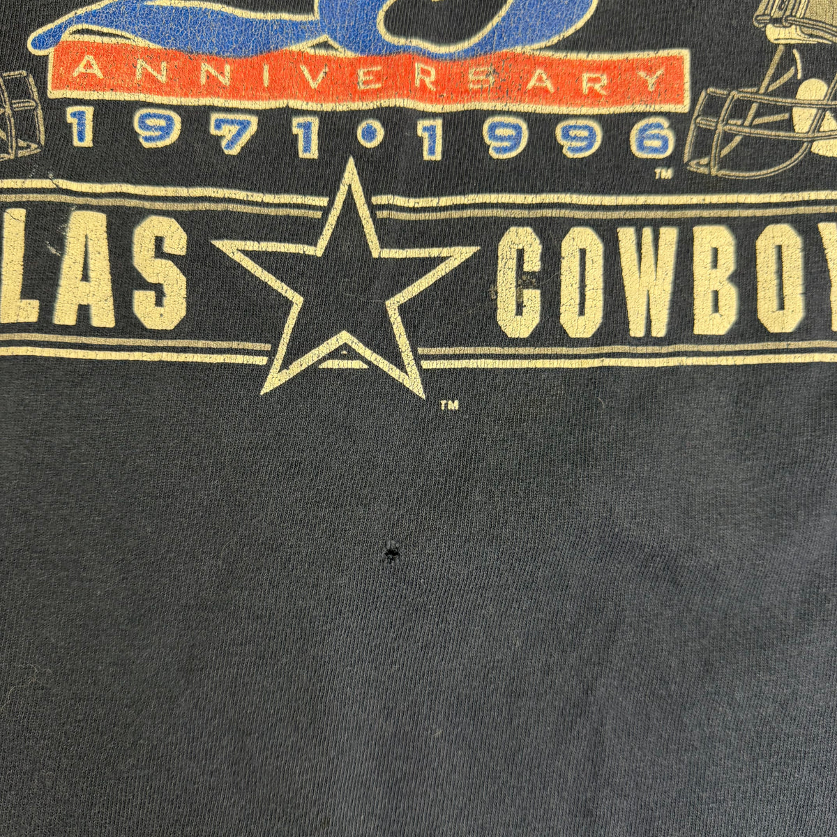 1996 Dallas Cowboys The House of Champions 25th Anniversary Tee Navy
