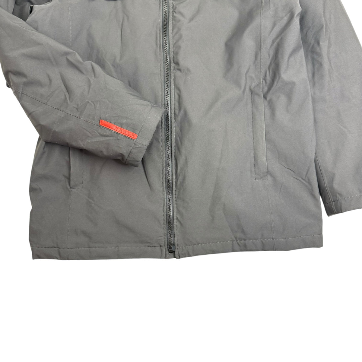 Vintage Prada Sport Gore-Tex Padded Jacket Asphalt Grey
