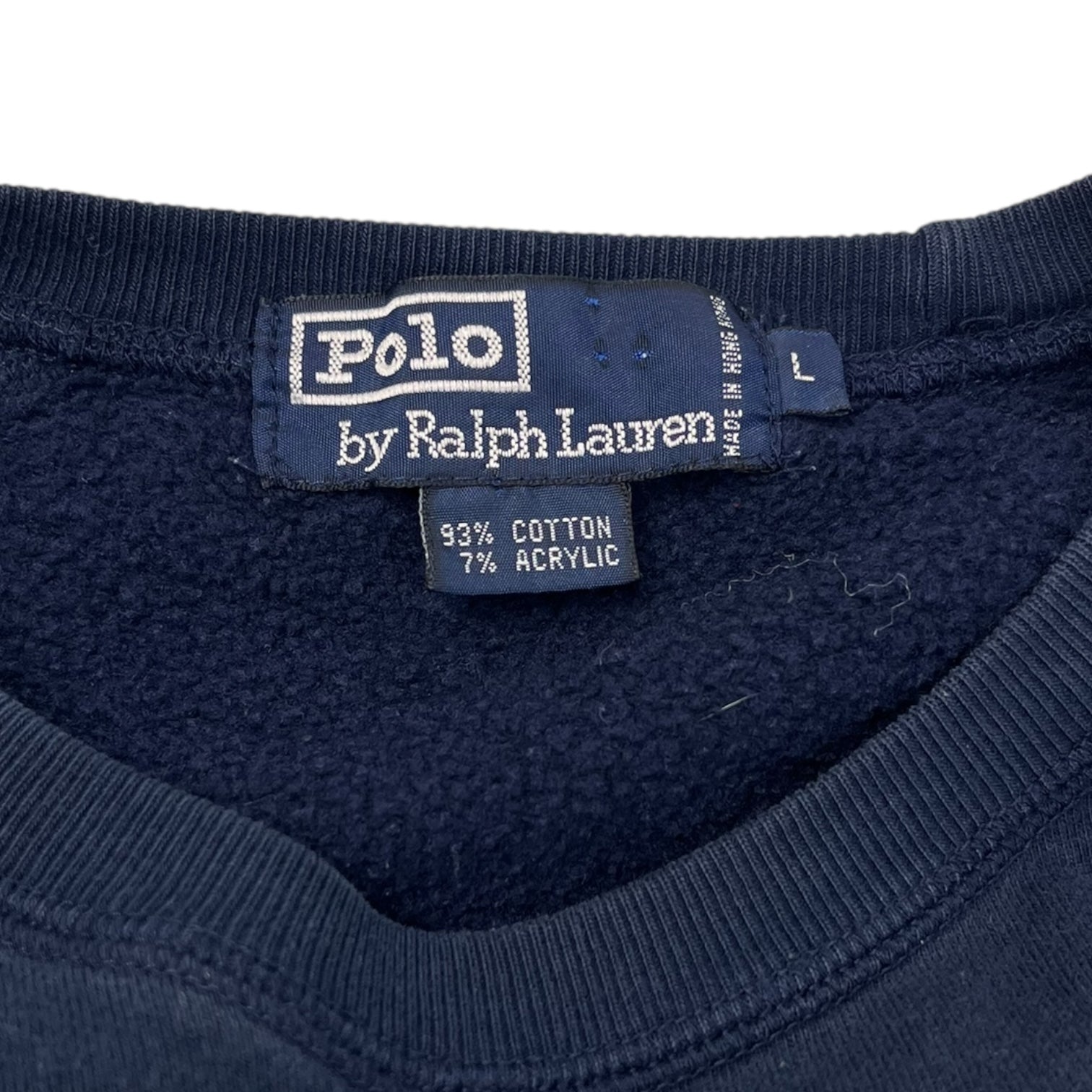 Vintage Polo Ralph Lauren Crew Sweatshirt Navy