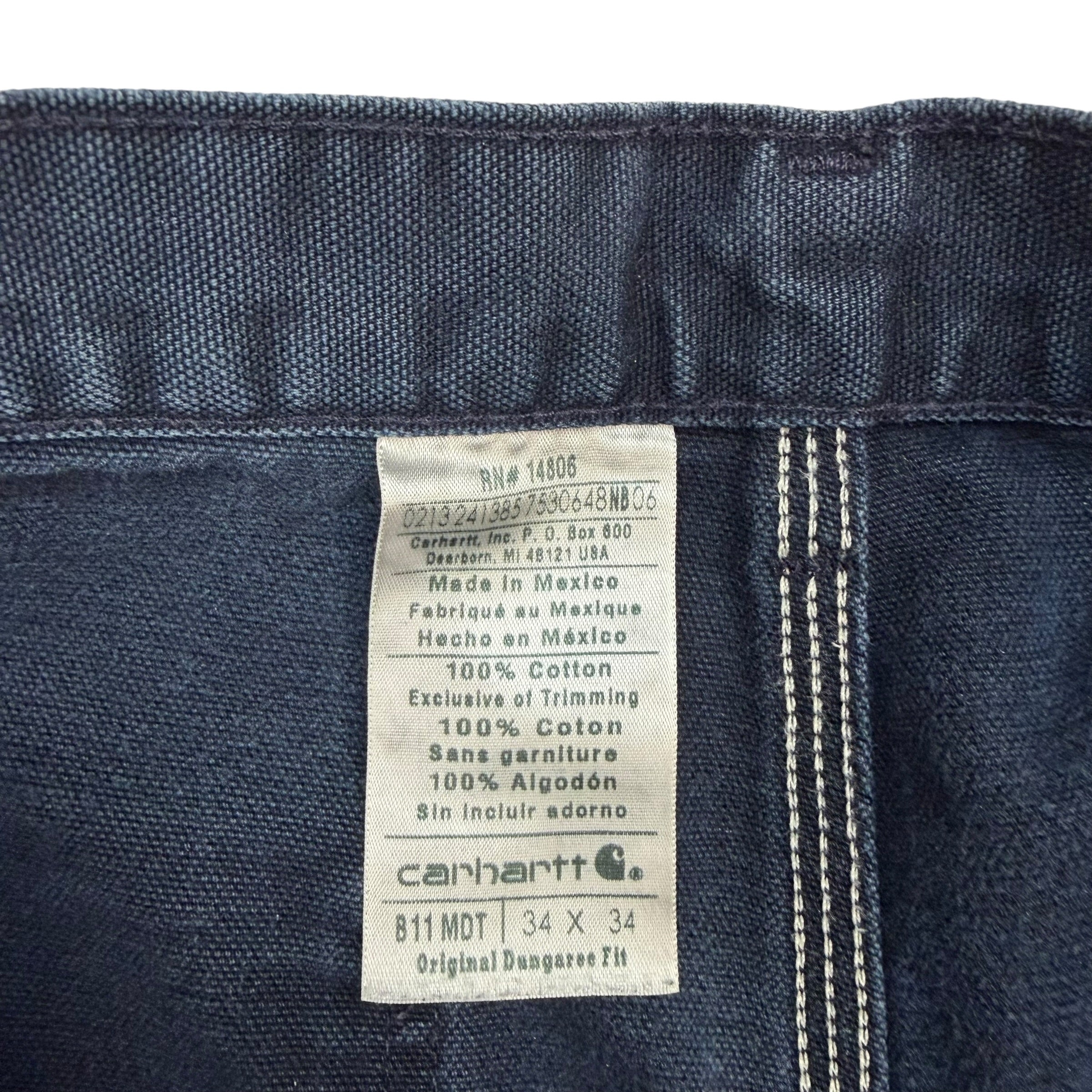 Vintage Carhartt Dungaree Pants Navy