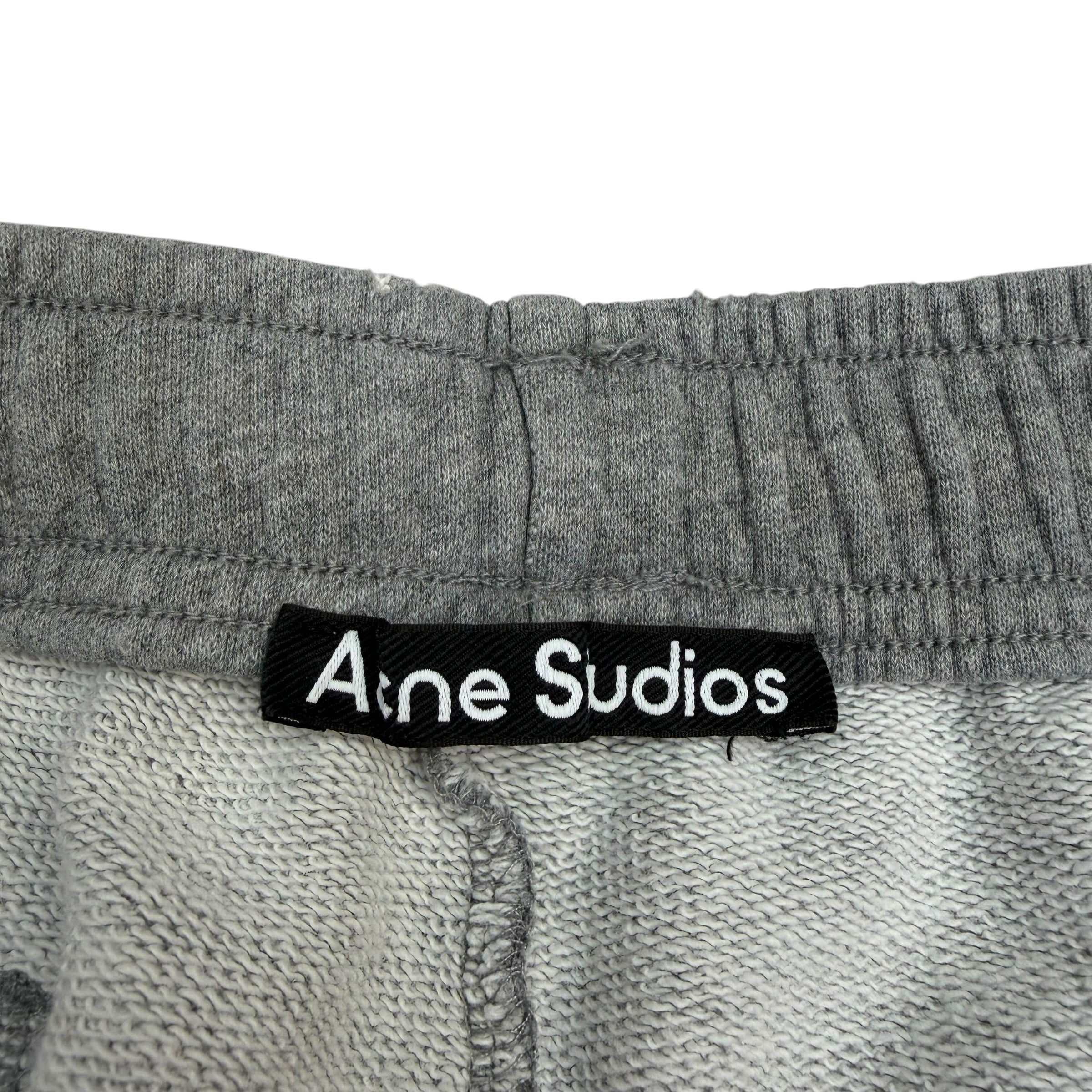 Acne Studios Face Patch Sweatpants Grey