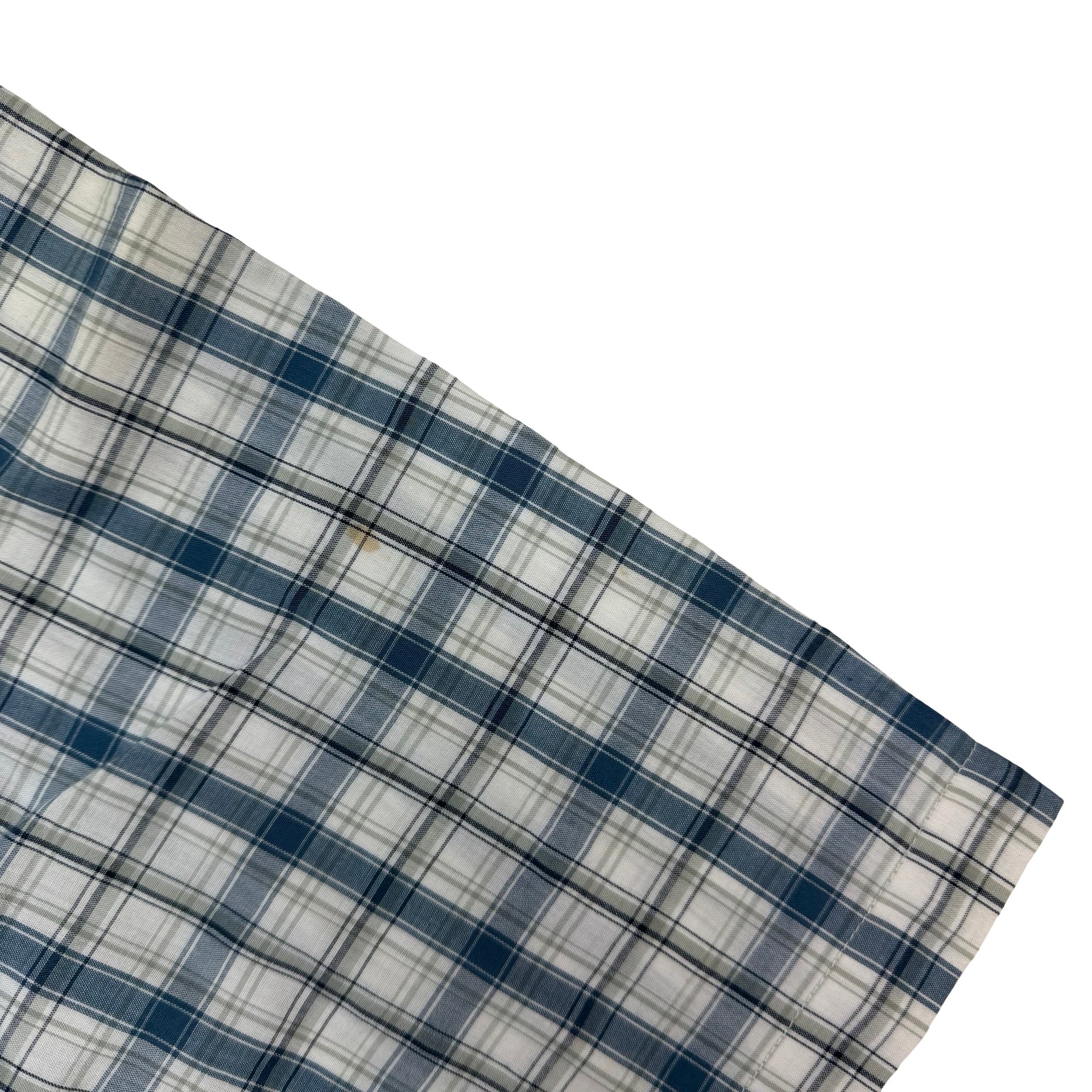 Vintage Ash Creek Short Sleeve Snap Button Up Blue/White
