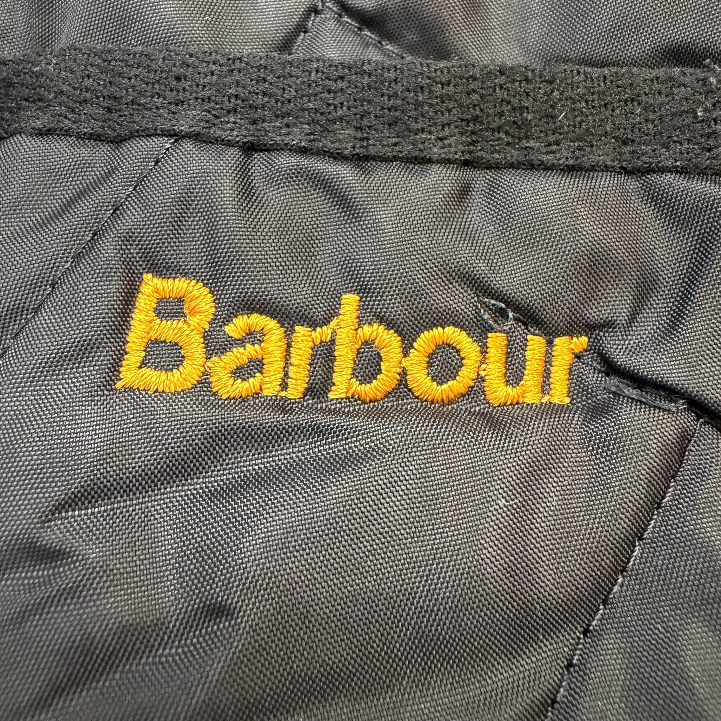 Vintage Barbour Quilted Jacket Black