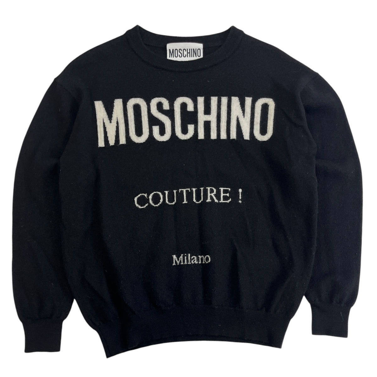 Moschino Couture! Milano Knit Pullover Sweater