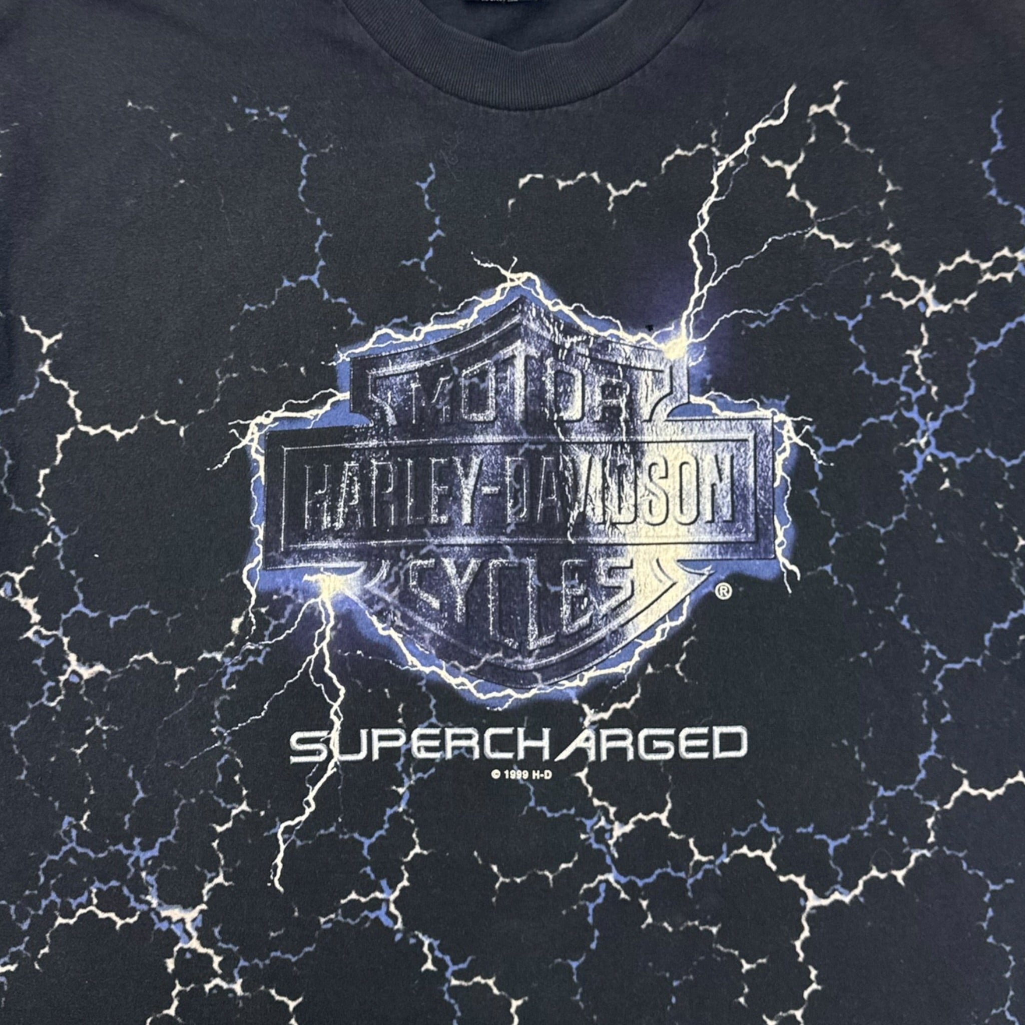 1999 Harley Davidson Big Lightning Boise T-Shirt