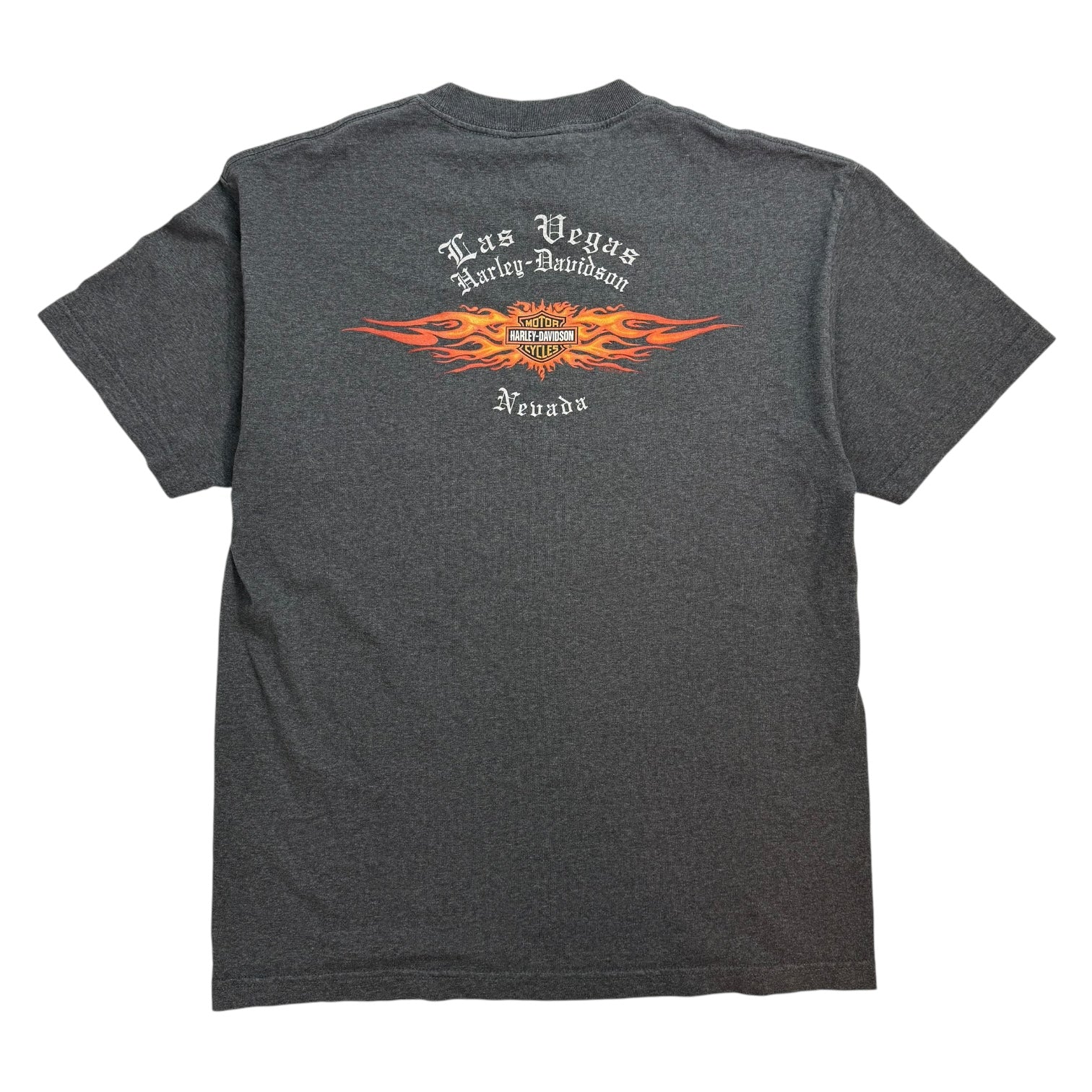 Vintage Harley Davidson Of Las Vegas Tee Dark Grey