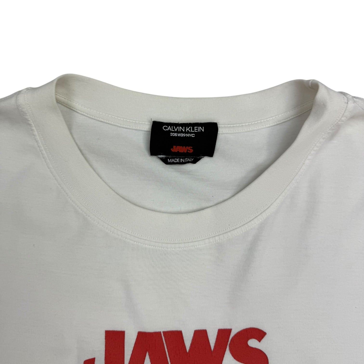Calvin Klein 205 W39 NYC "Jaws" Tee White