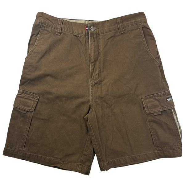 Vintage Quiksilver Cargo Short Bottom Brown