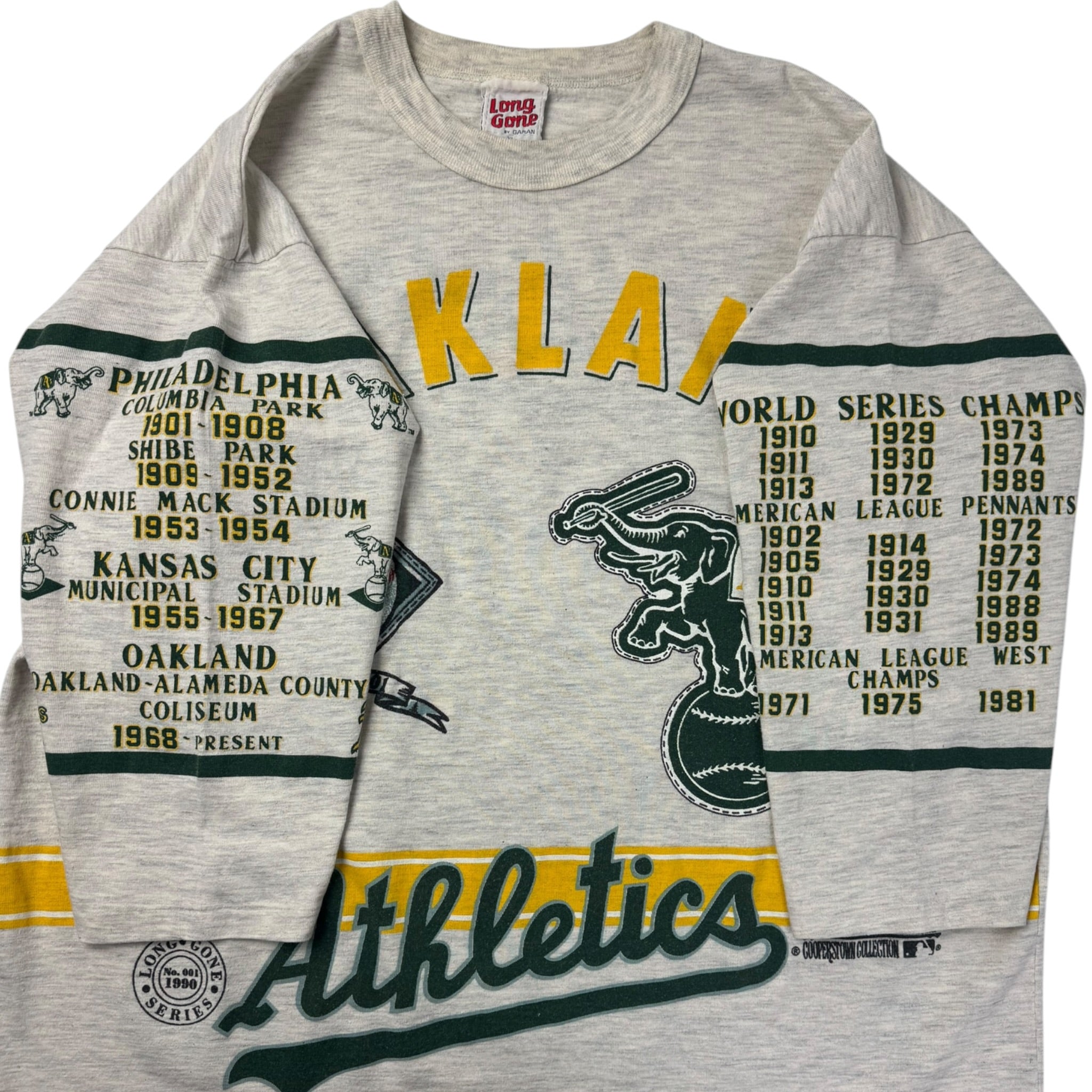 1990 Oakland A’s All Over Print T-Shirt
