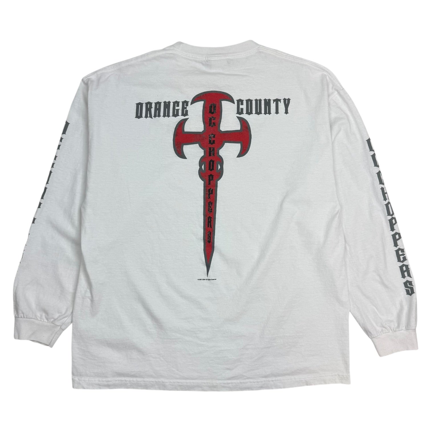 Vintage Orange County Choppers Dagger L/S Tee White