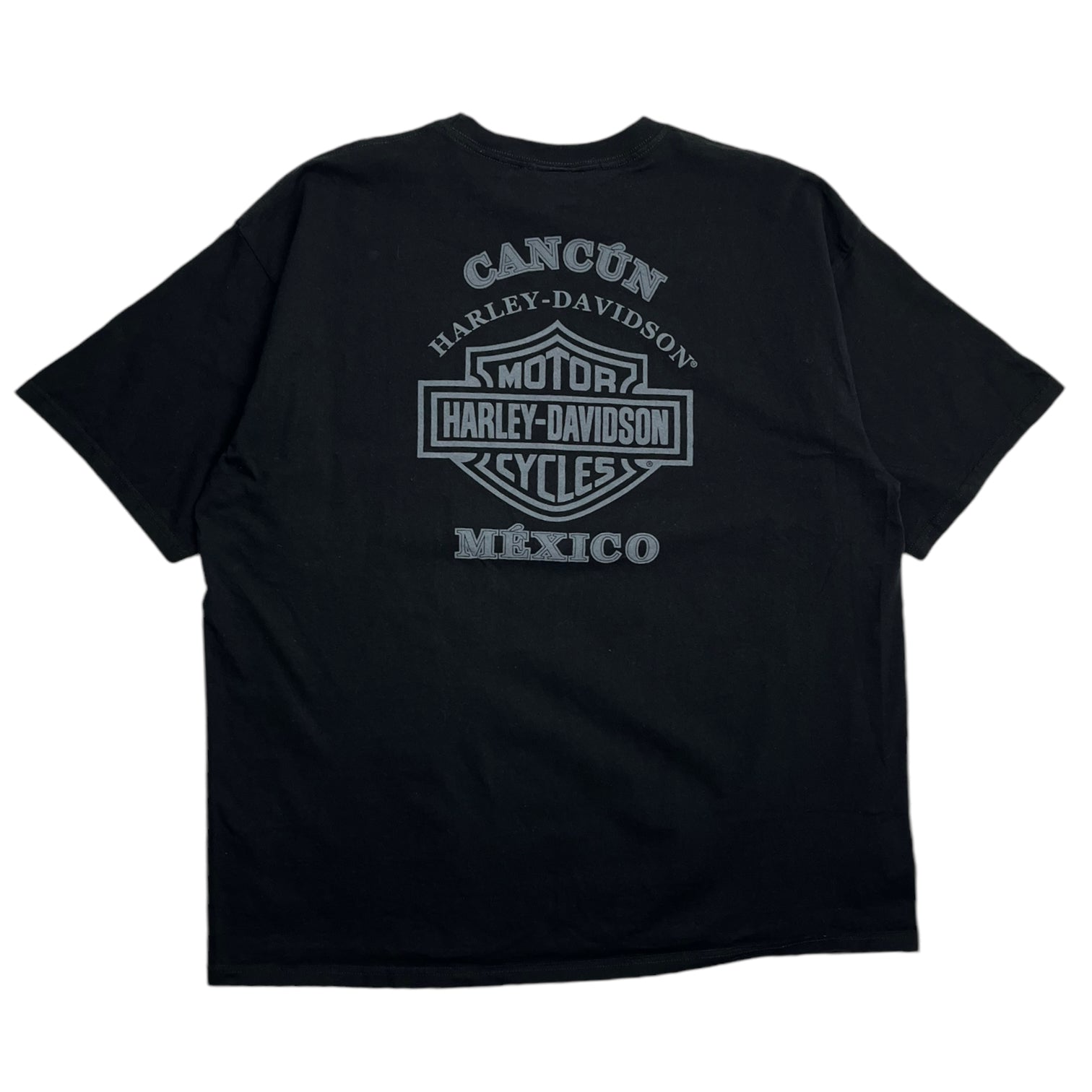 Vintage Cancun Harley Davidson Skull T-Shirt