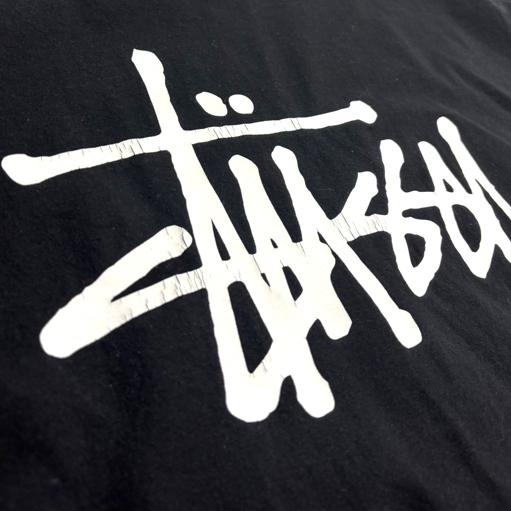Stussy Stock Logo Long Sleeve Black