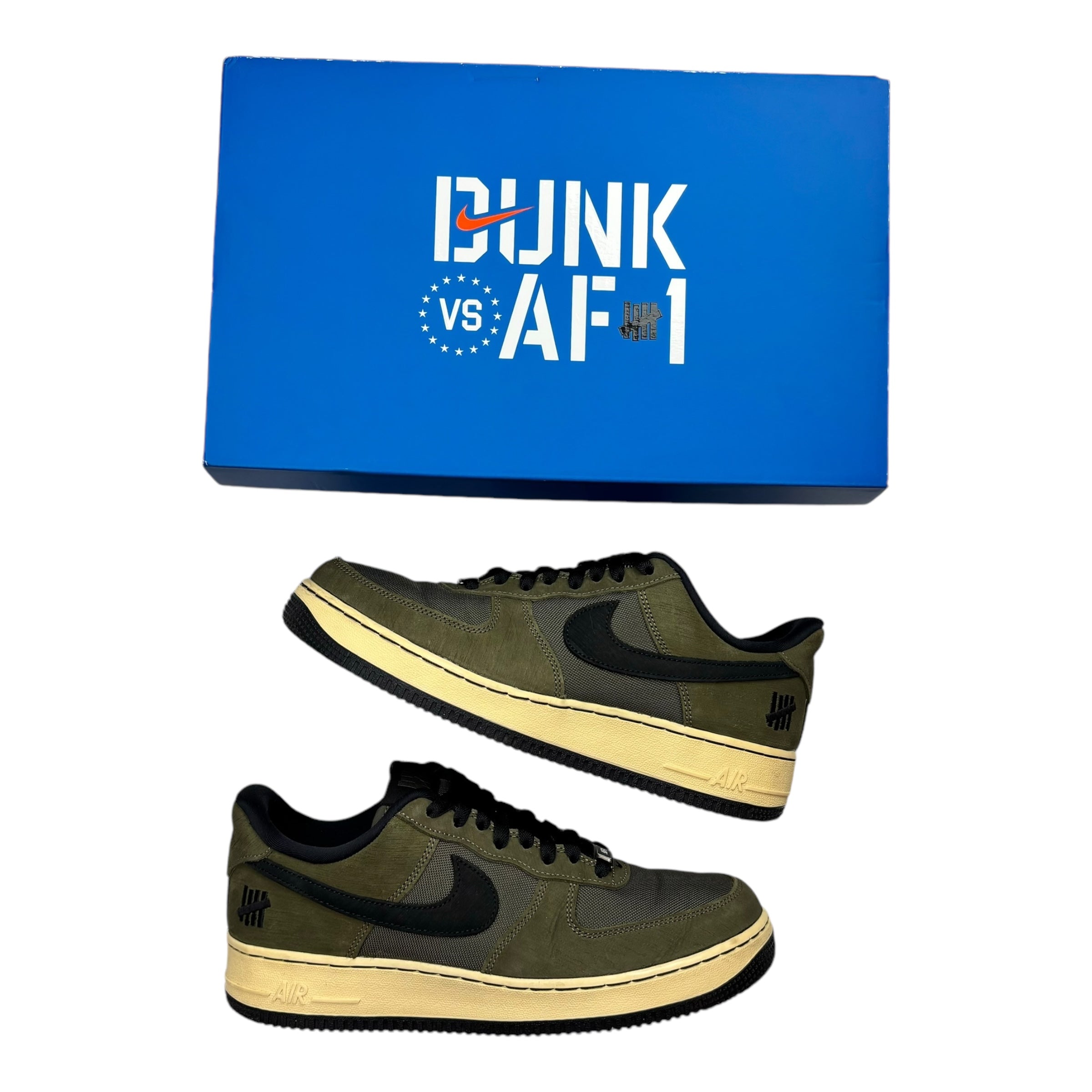 Nike Air Force 1 SP Undefeated Ballistic Dunk vs. AF1 (Used)