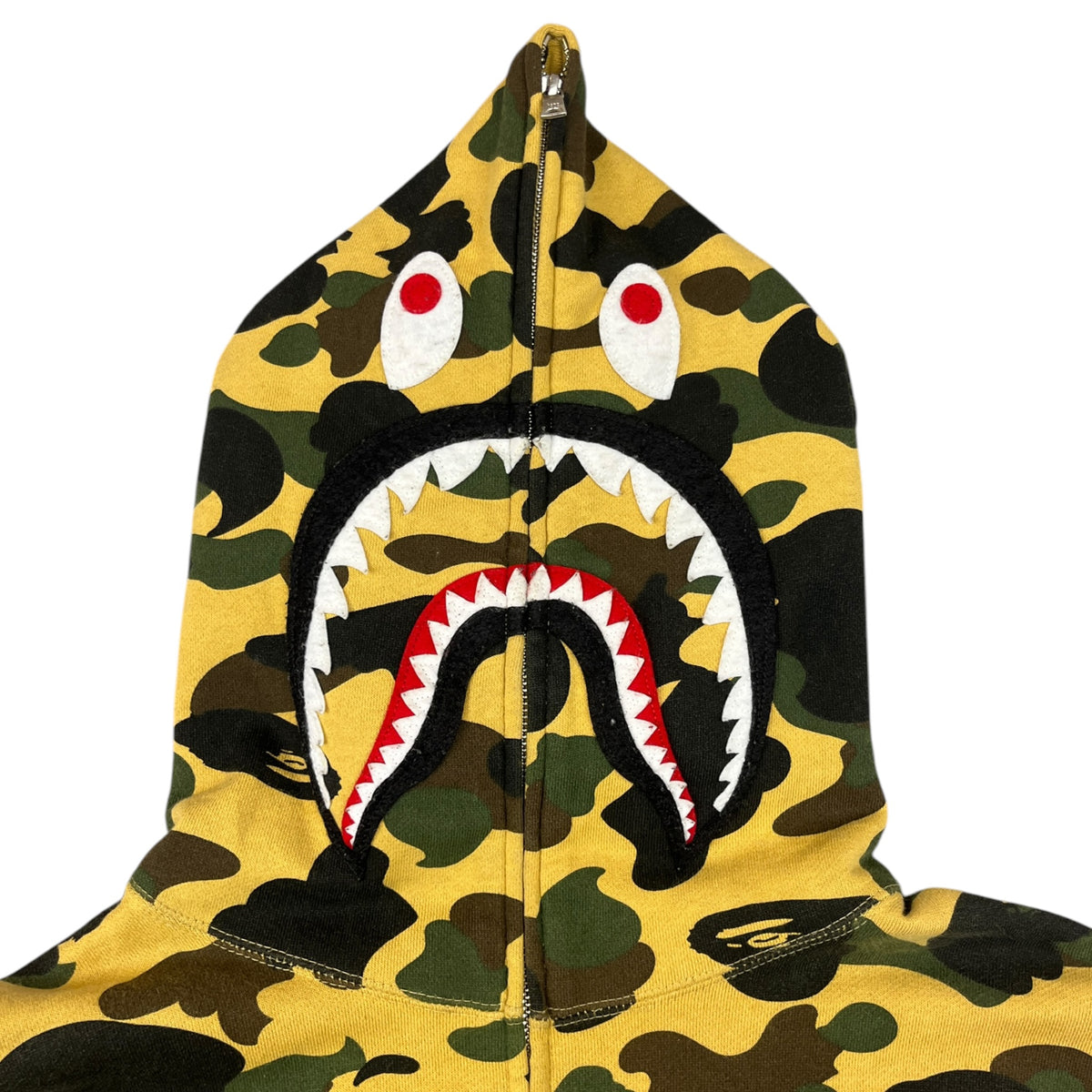 A Bathing Ape 1st Camo 2nd PONR Shark Full Zip Hoodie