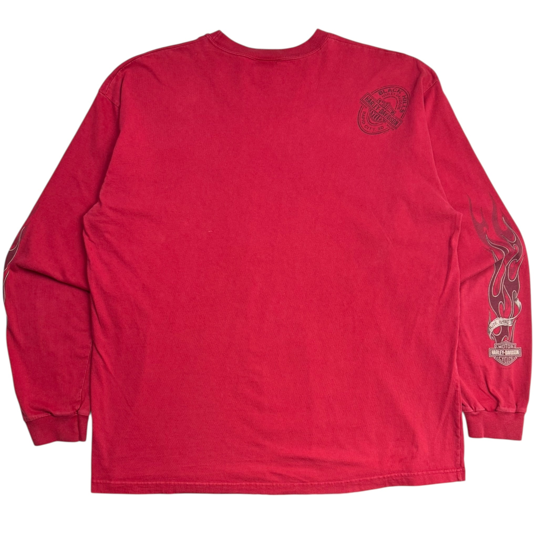 Vintage Harley Davidson Flame Longsleeve T-Shirt
