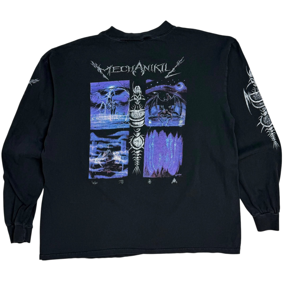 Vintage Disciples Of Power Longsleeve Faded Black