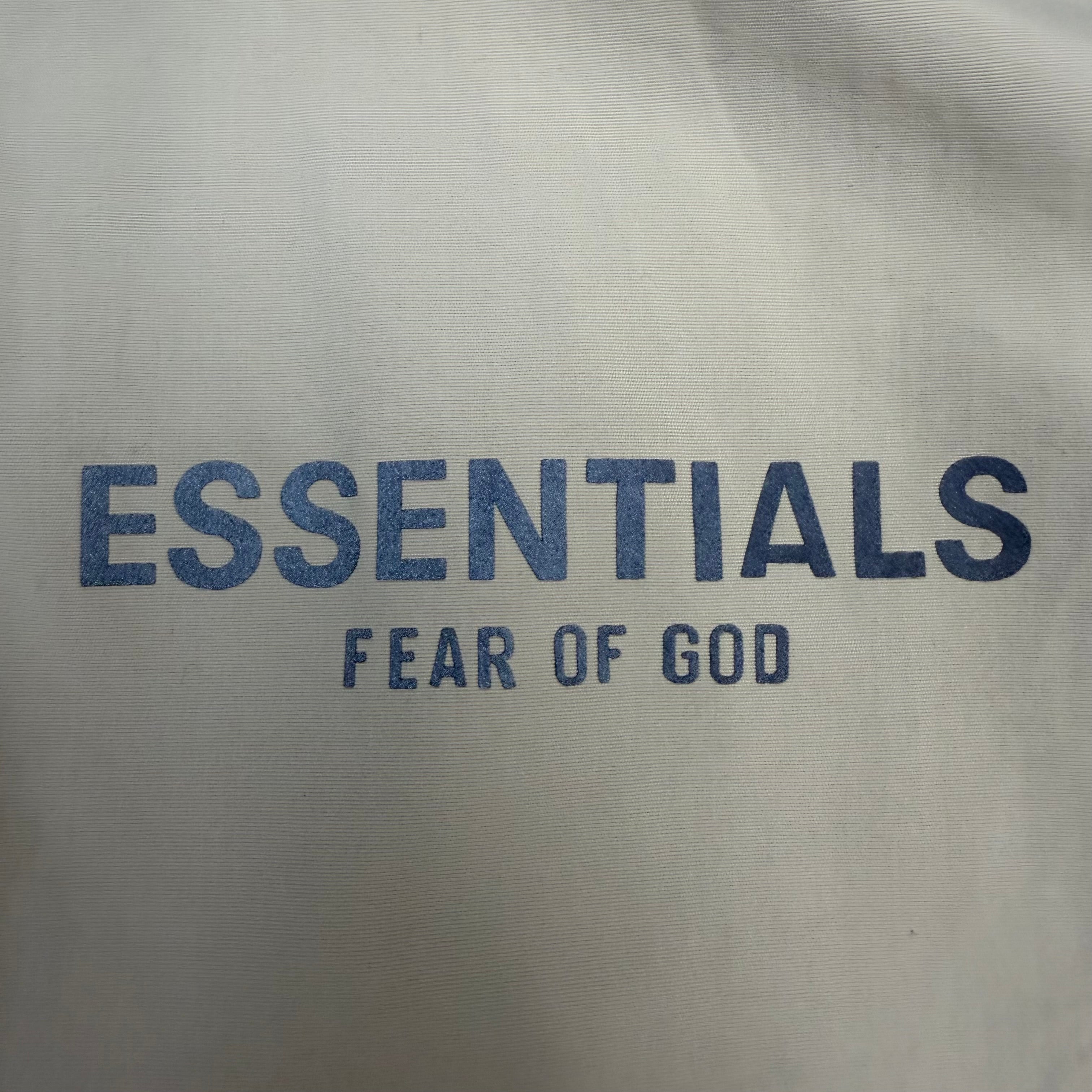 Fear Of God Essentials Half Zip Track Jacket Tan