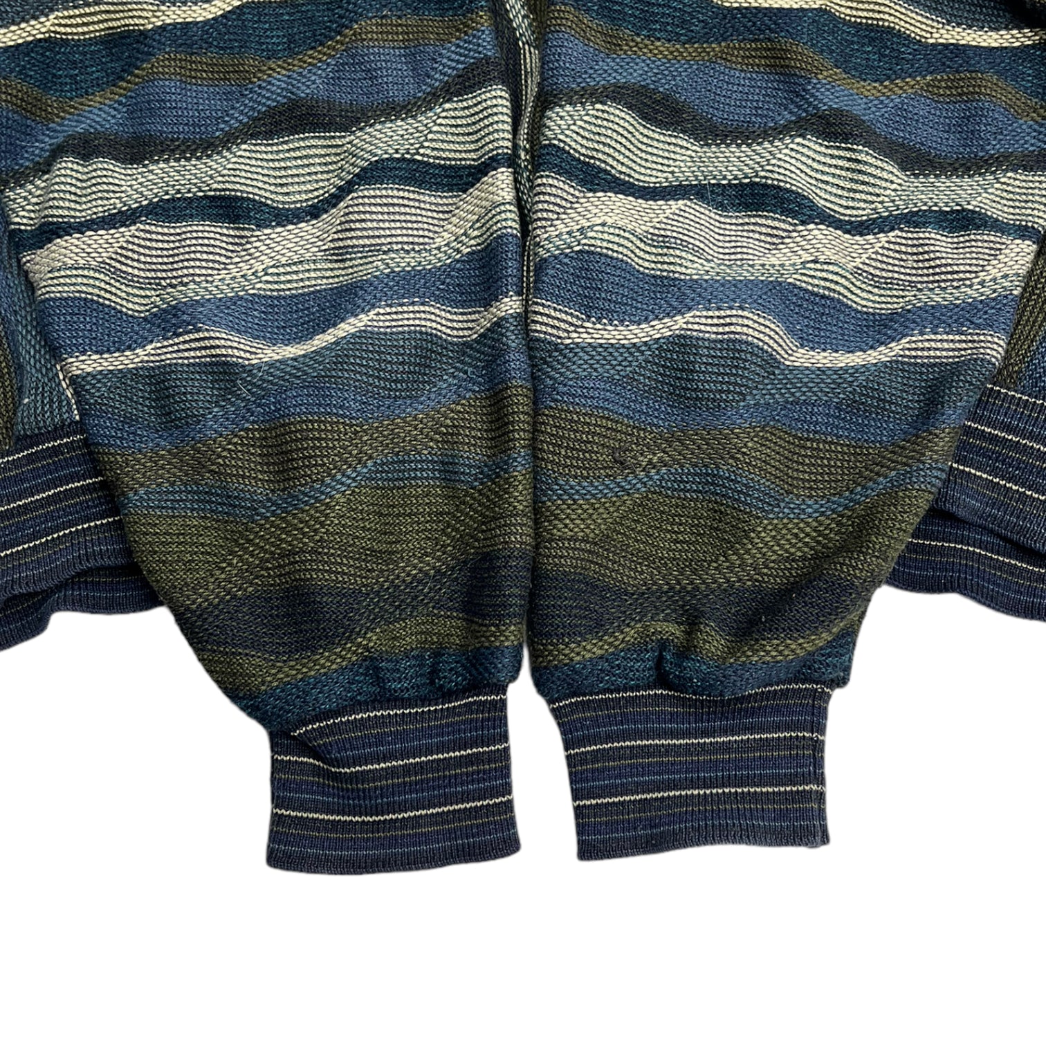 Vintage Tundra Squiggly Vertical Patterned Knit