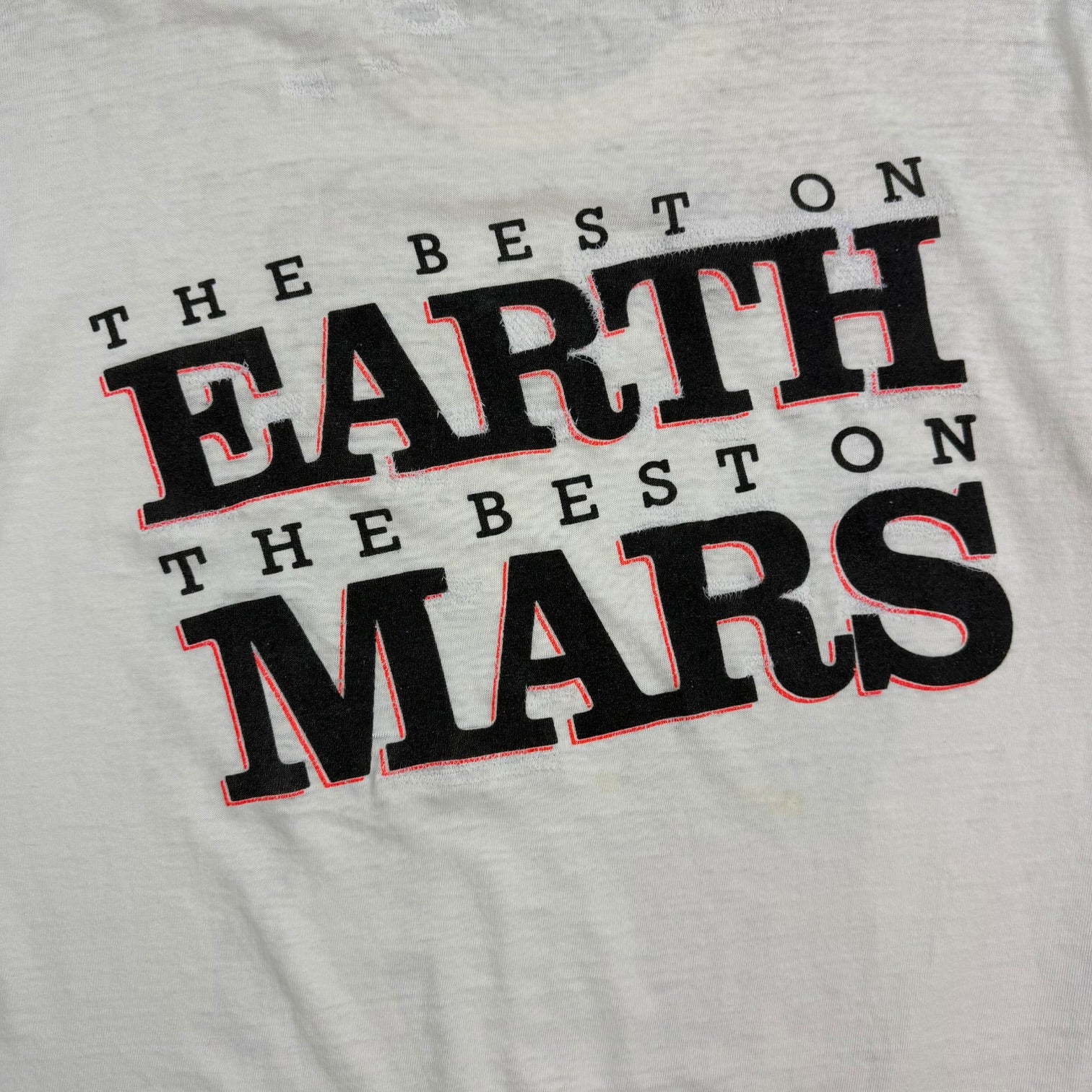 Vintage Nike Michael Jordan Spike Lee Earth and Mars Tee White