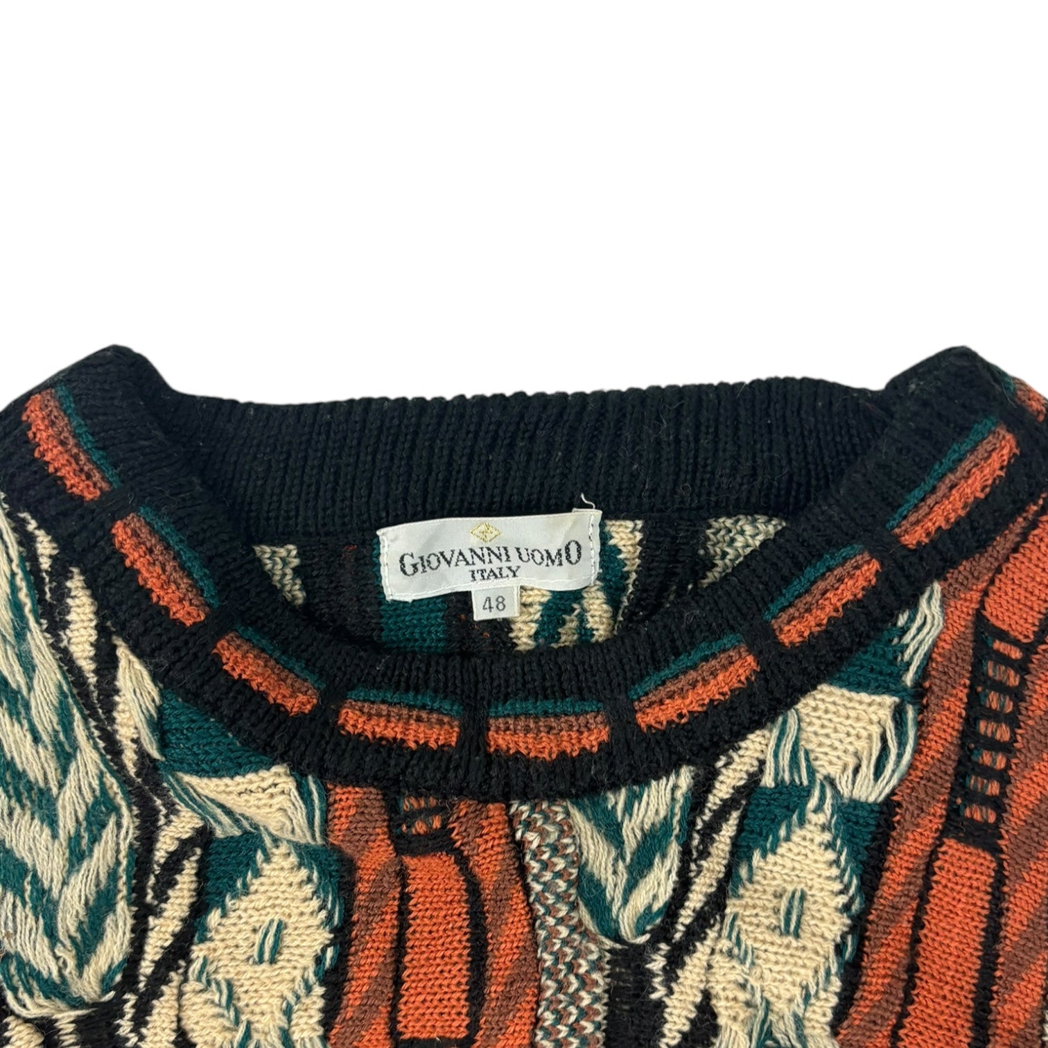 Vintage Giovanni Uomo 3D Knit Sweater