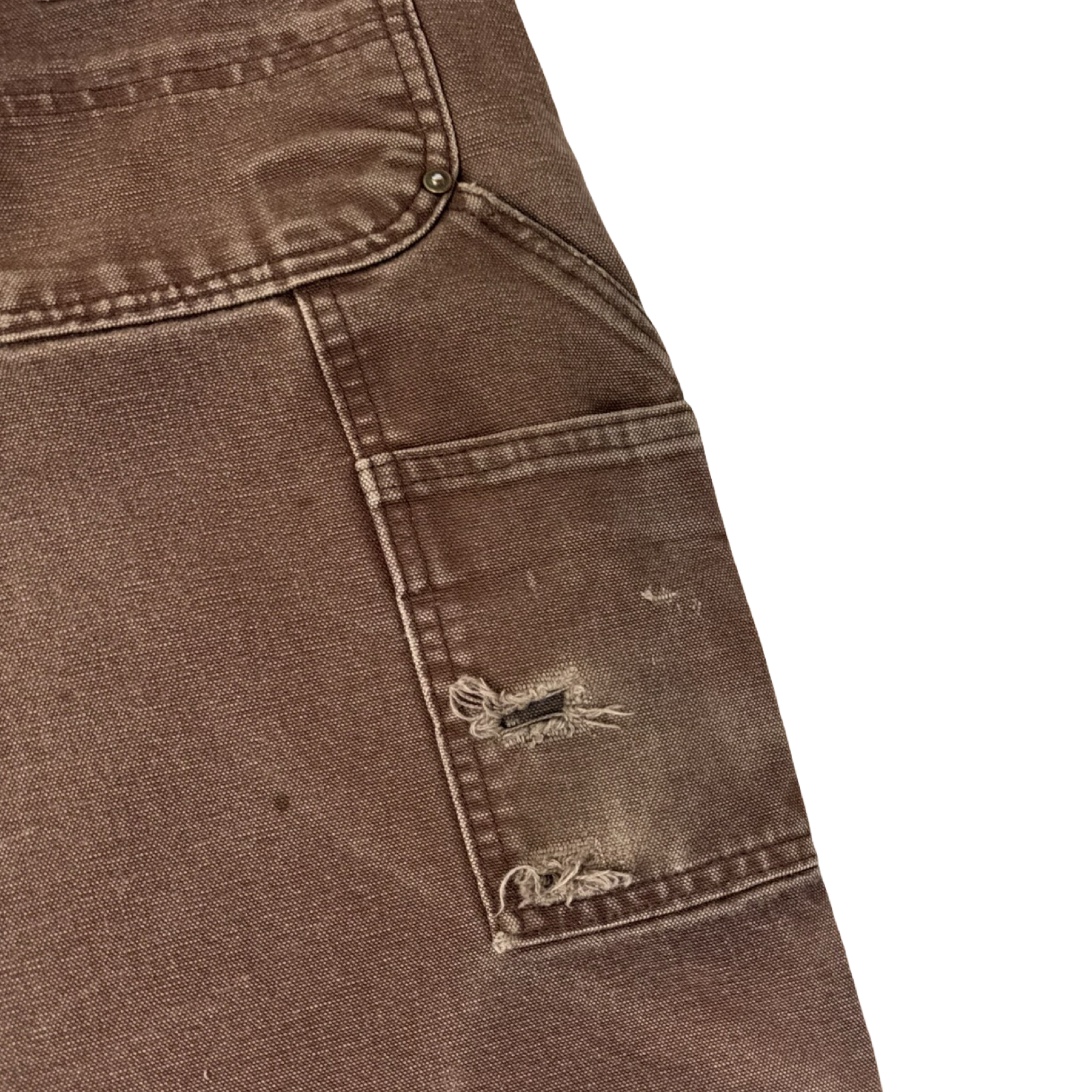 Faded Light Brown Carhartt Double Knee Bottoms
