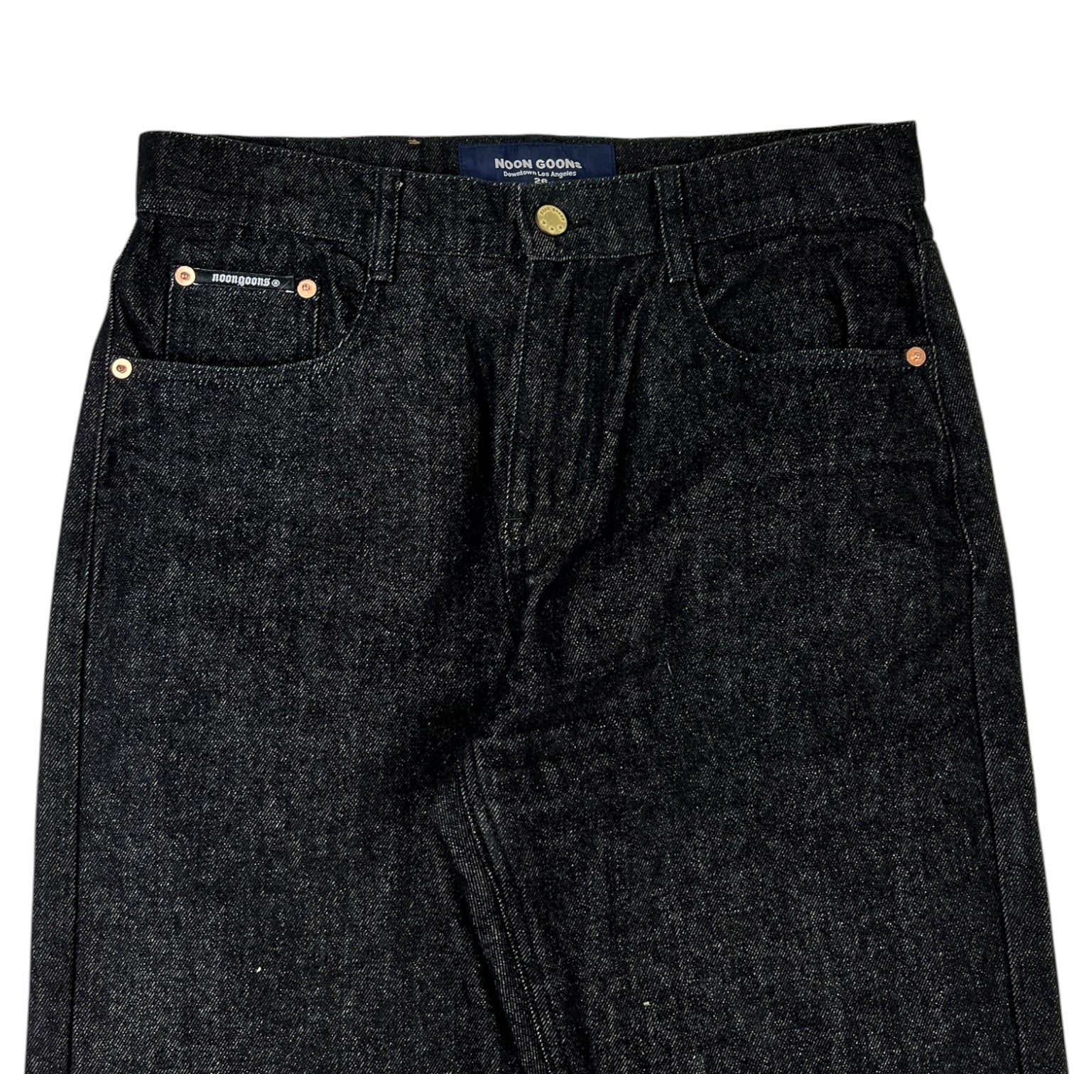 (W) Noon Goons Downtown LA Black Denim Jeans