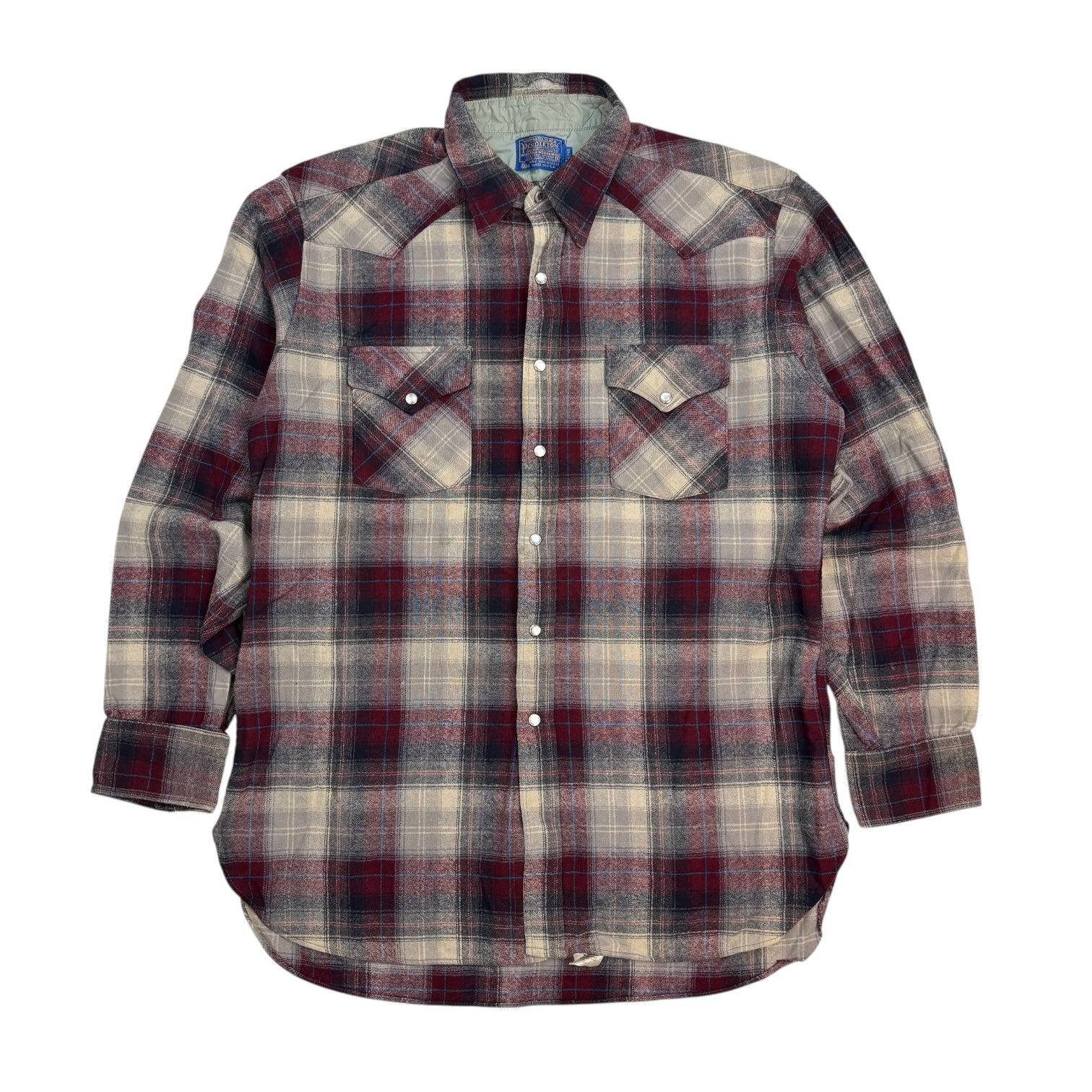 Vintage Pendleton Snap Button Up Flannel Red