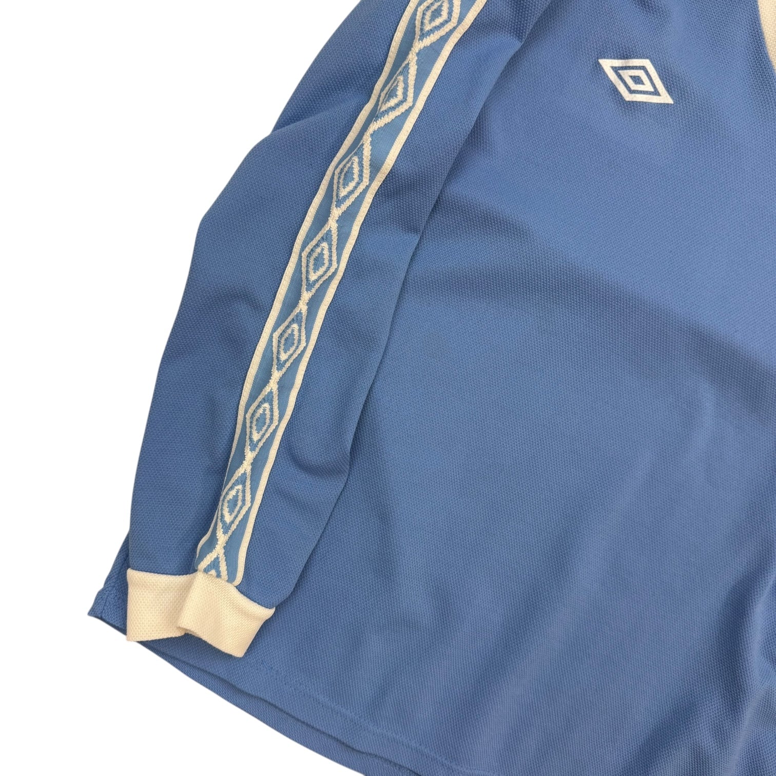 1977 Umbro Manchester City Home Jersey Blue